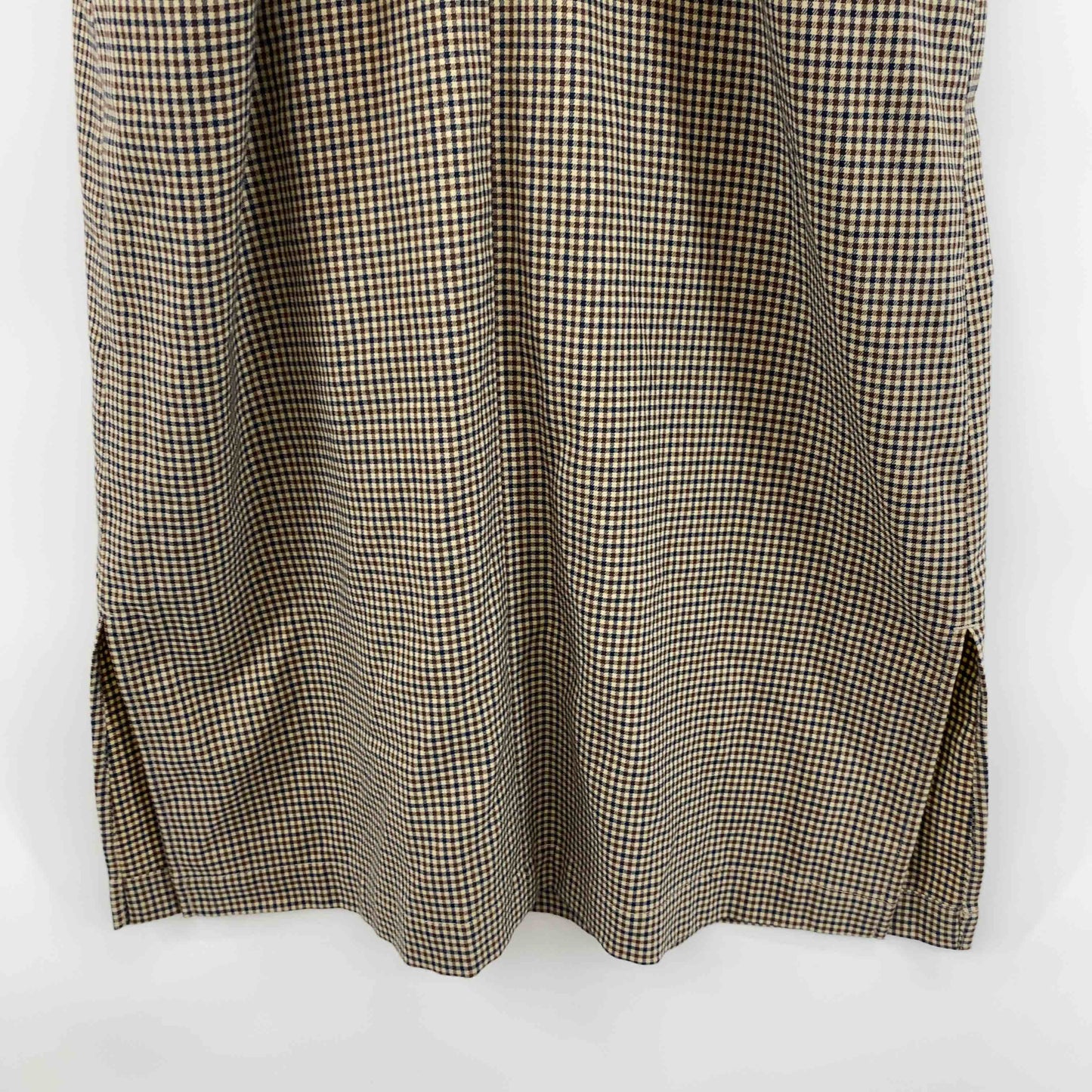 B:MING by BEAMS ビーミングバイビームス  レディース チェック柄 ロング丈 ノースリーブワンピース キャミワンピース