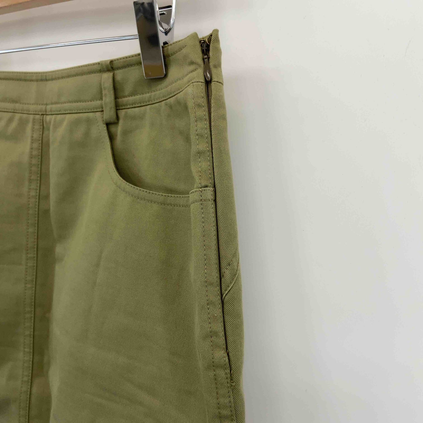 Alexander McQueen アレキサンダーマックイーン レディース ミニスカート カーキ