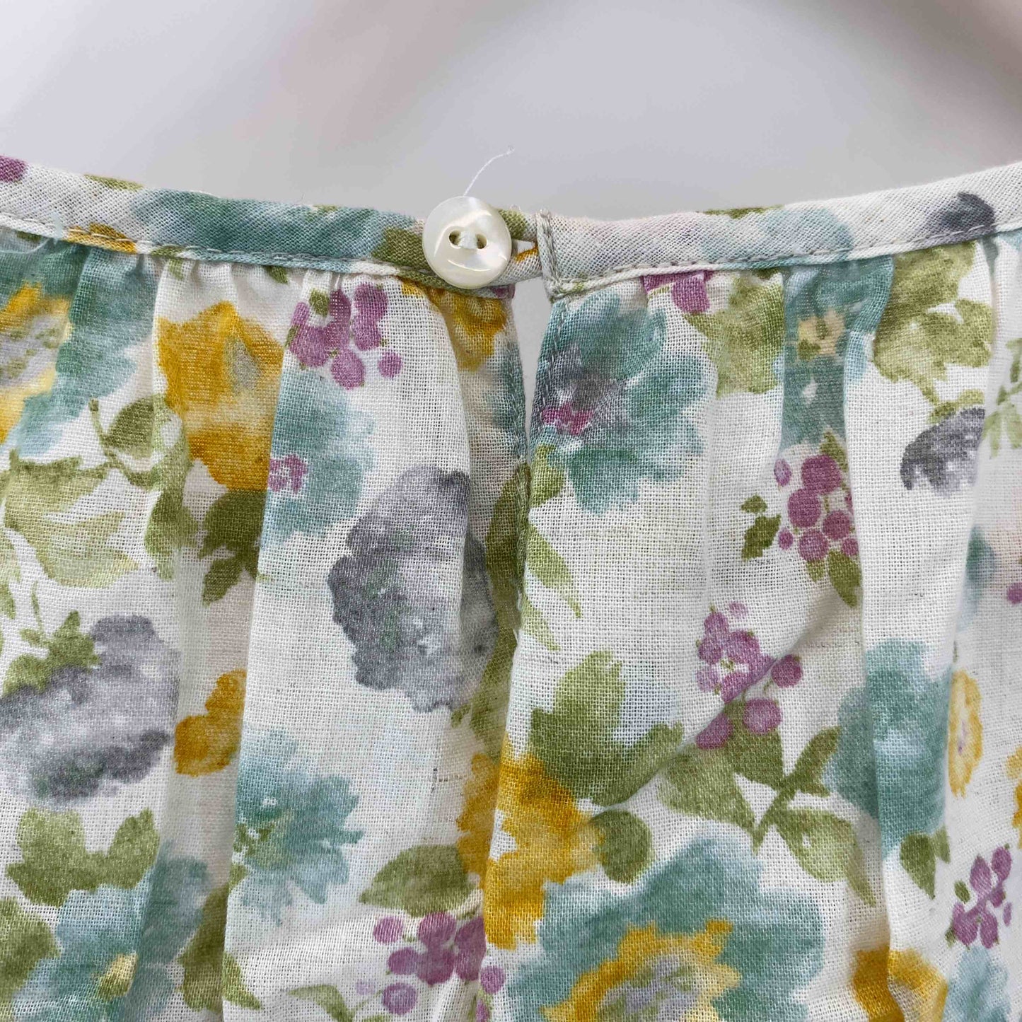 Samansa Mos2(SM2) サマンサモスモス レディース ノースリーブワンピース 花柄 リネン/コットン