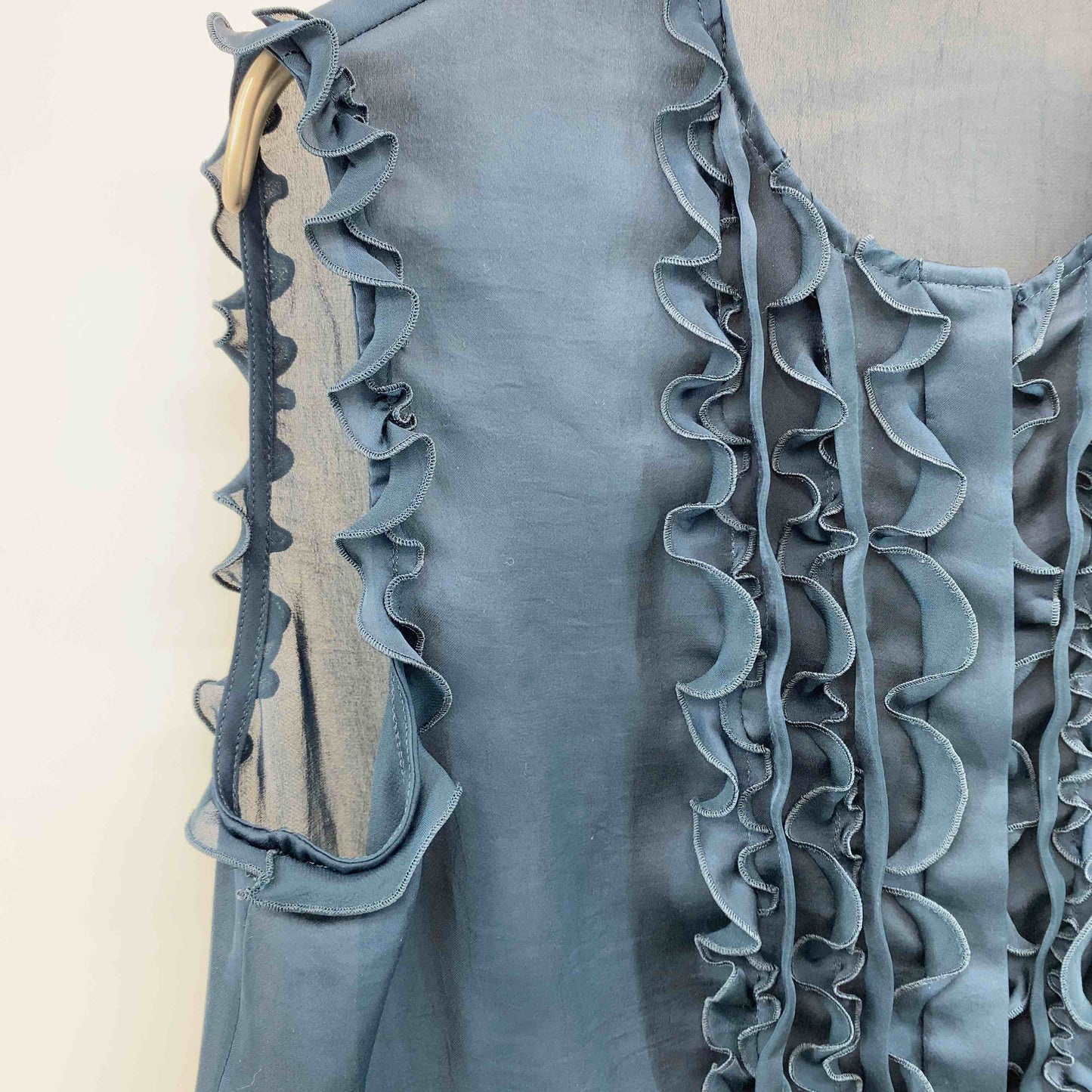 ANAYI アナイ レディース 半袖シャツ/ブラウス ブルー系