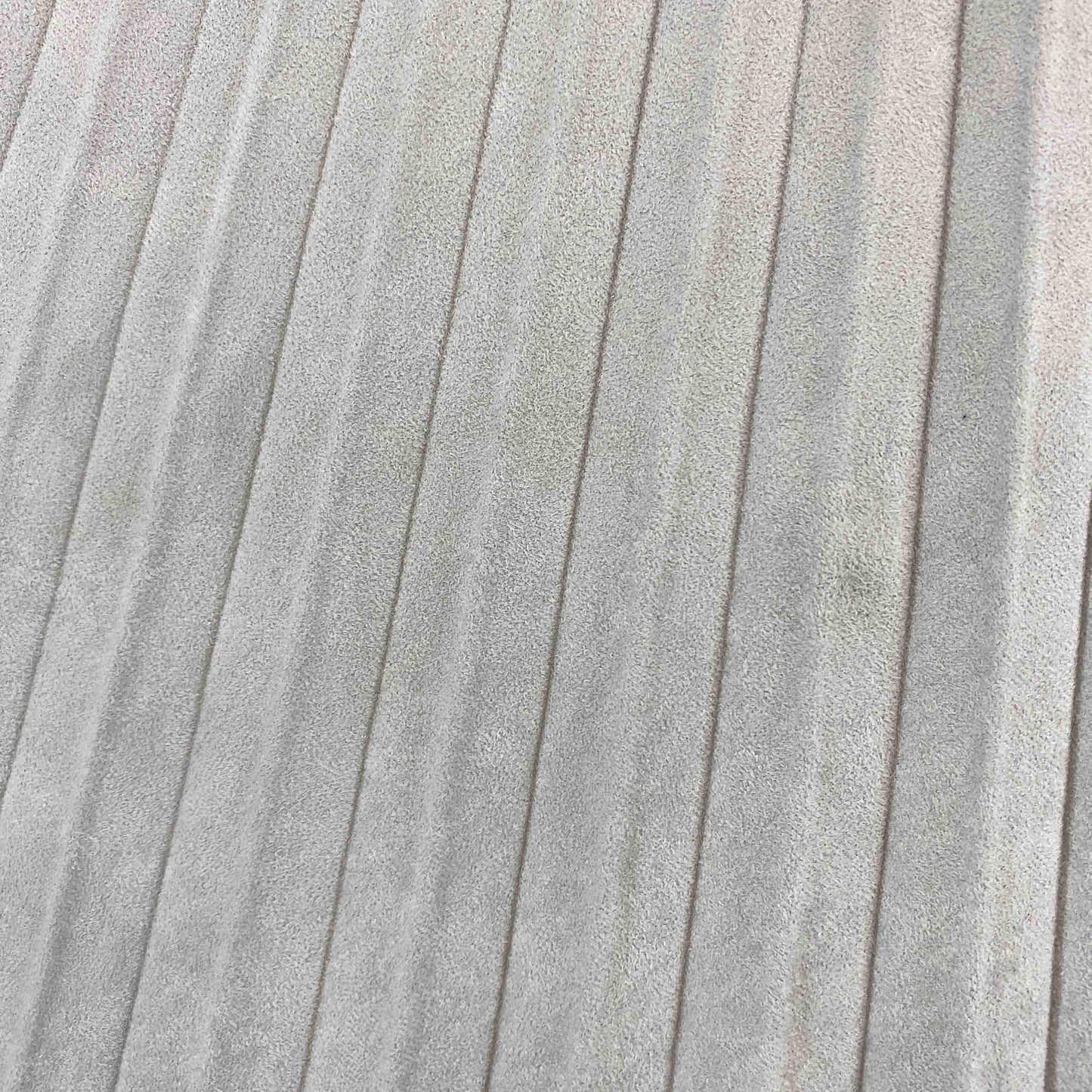 CORNERS コーナーズ レディース ロングスカート プリーツ スウェード風 ライトグレー