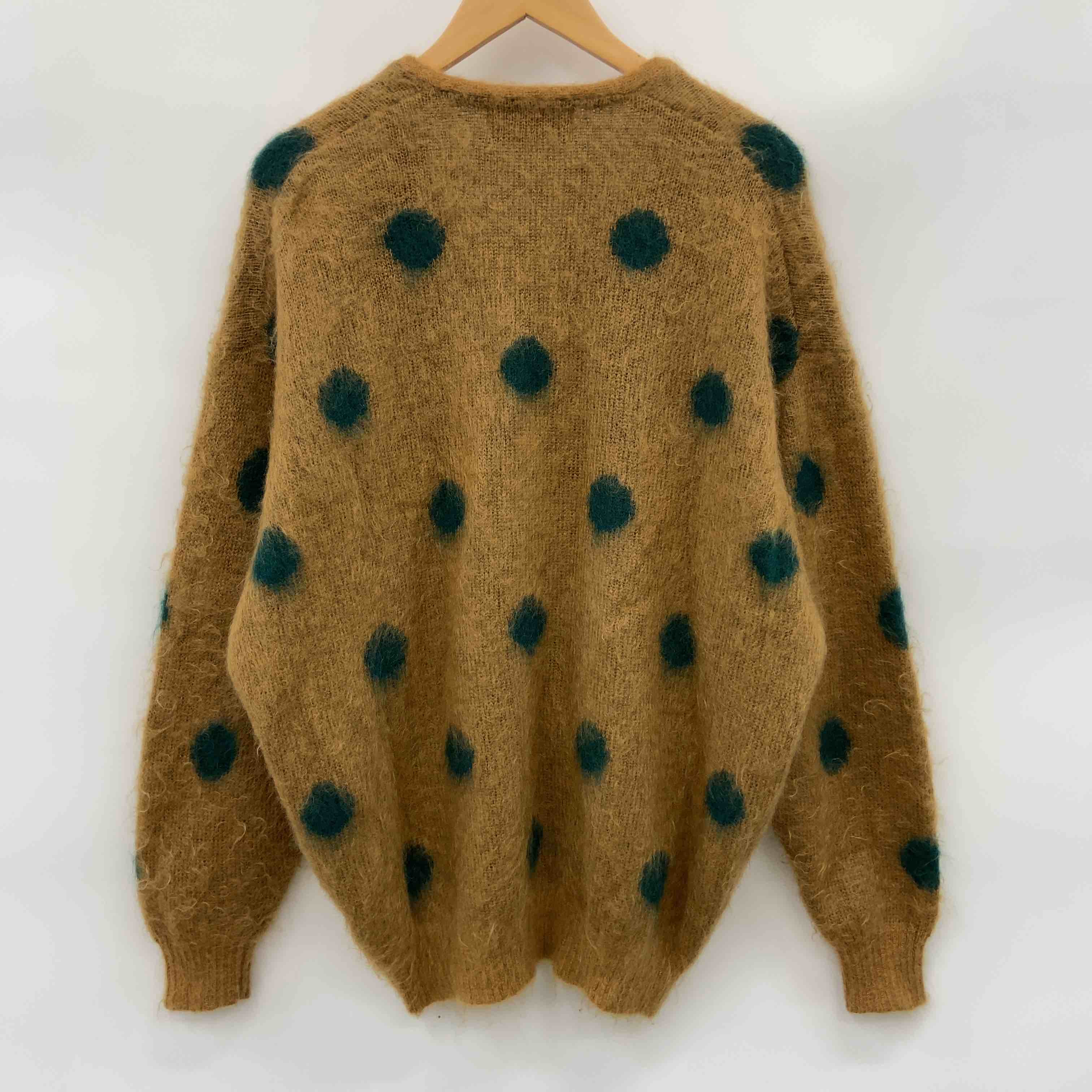 ジャーナルスタンダード　ドットモヘアカーディガン JOURNAL STANDARD Atsuhito Tani ドット柄 モヘヤ