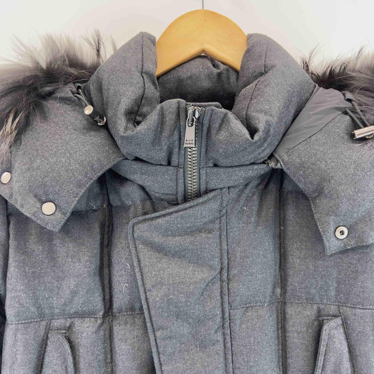 TATRAS タトラス メンズ 中綿・ダウンジャケット　ウール・シルク混　ダウン・フェザー混　グレー