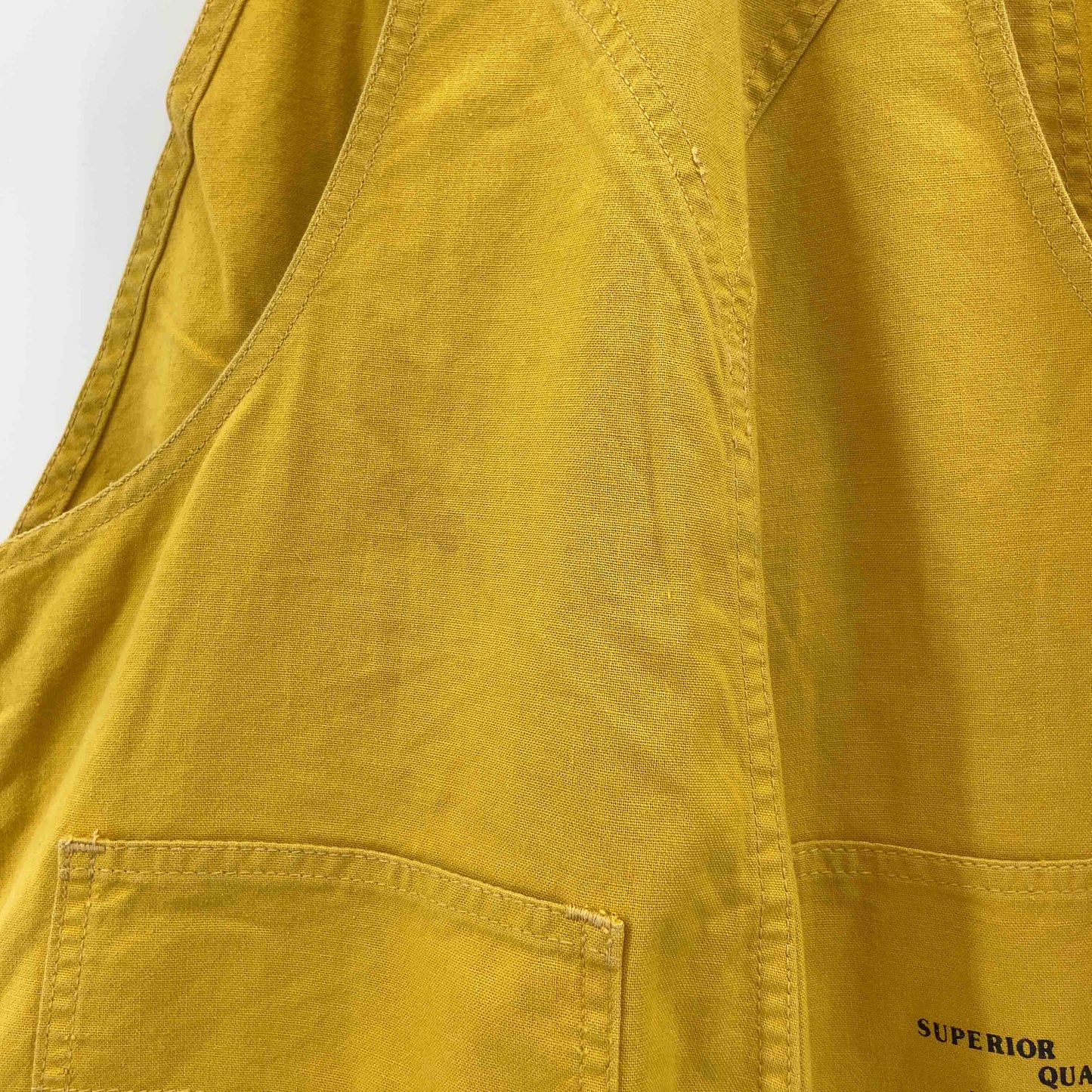 レディース サロペットオーバーオール イエロー