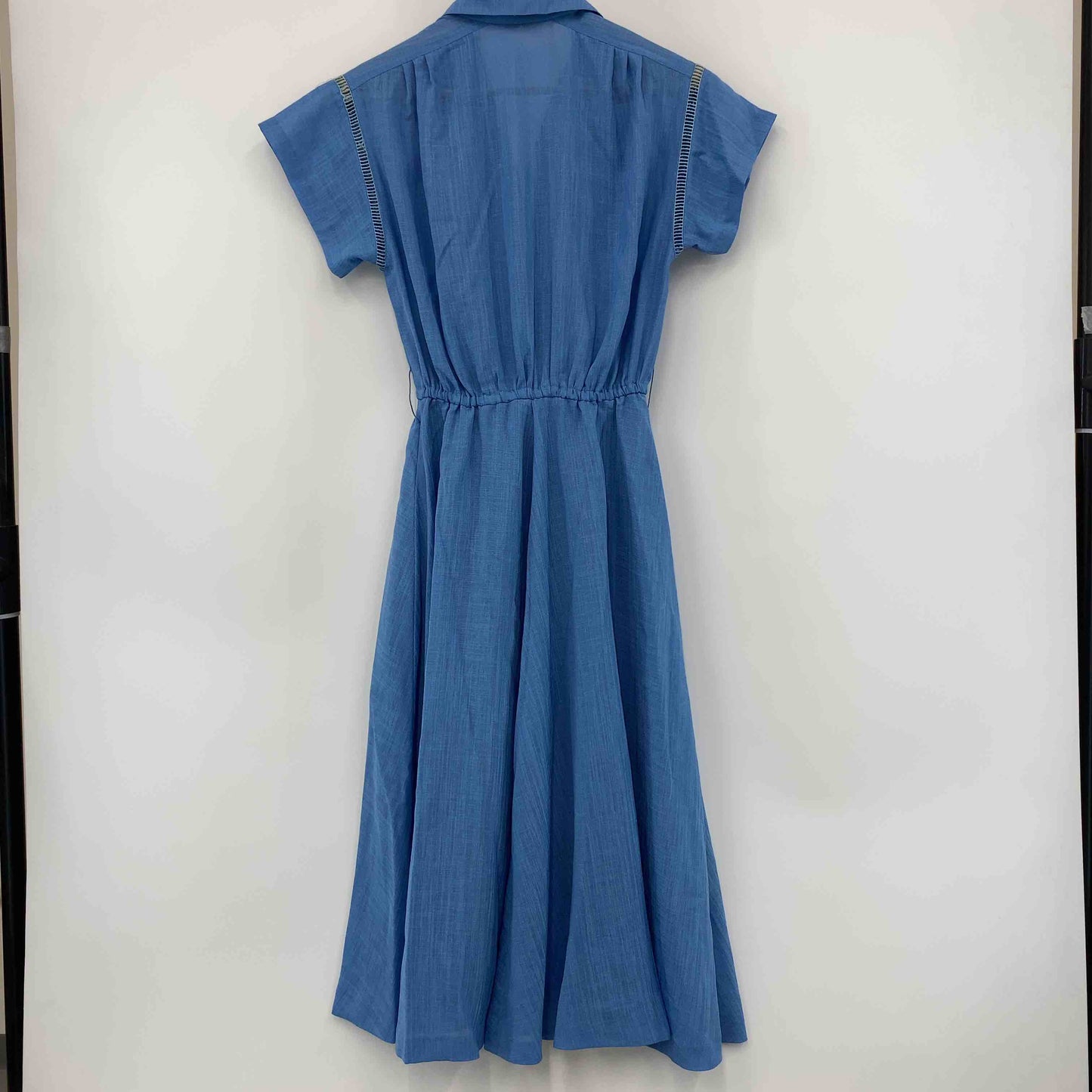 レディース シャツワンピース　ブルー