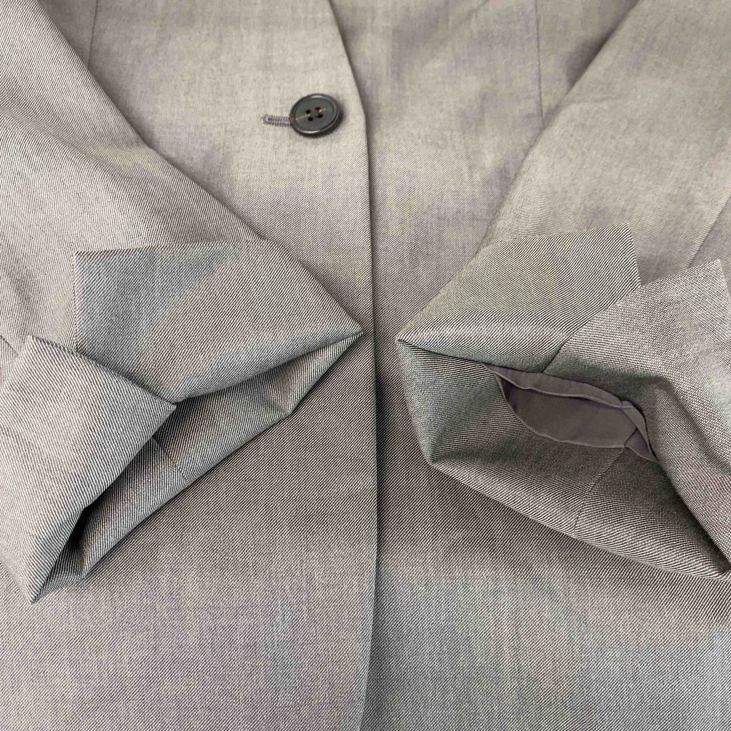 UNITED ARROWS ユナイテッドアローズ レディース ノーカラージャケット グレー ウール