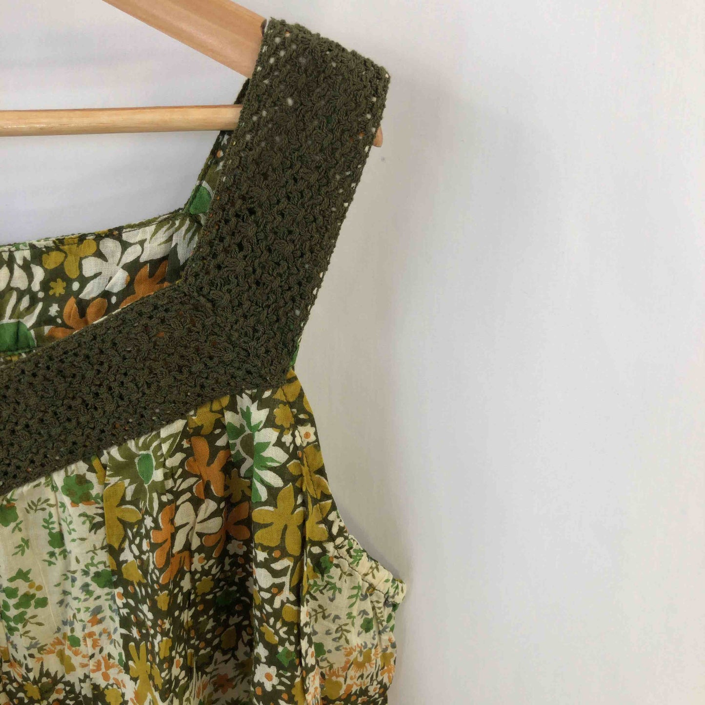 India form kkhouse  レディース キャミソール グリーン 花柄 tk