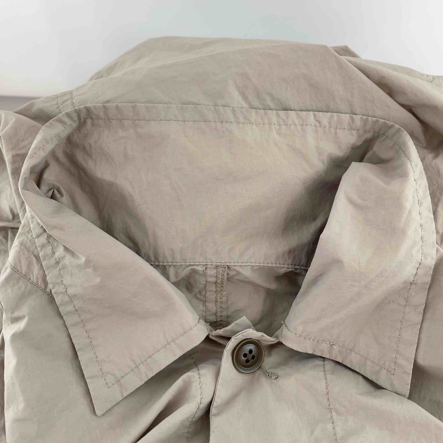 COMME CA ISM コムサイズム メンズ ナイロンジャケット サンドベージュ シャツジャケット