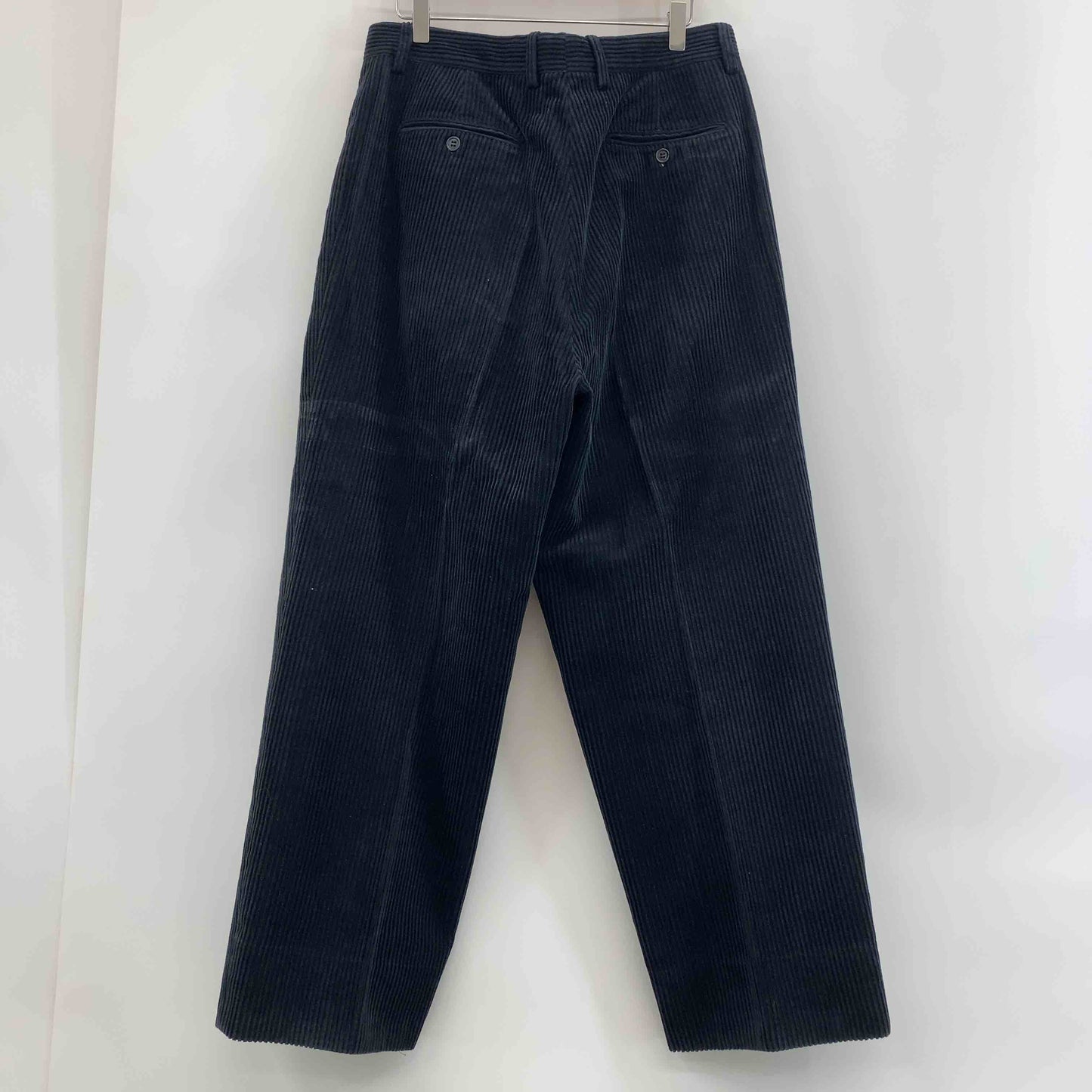 KRUNA  メンズ スラックス コーデュロイ素材 ブラック