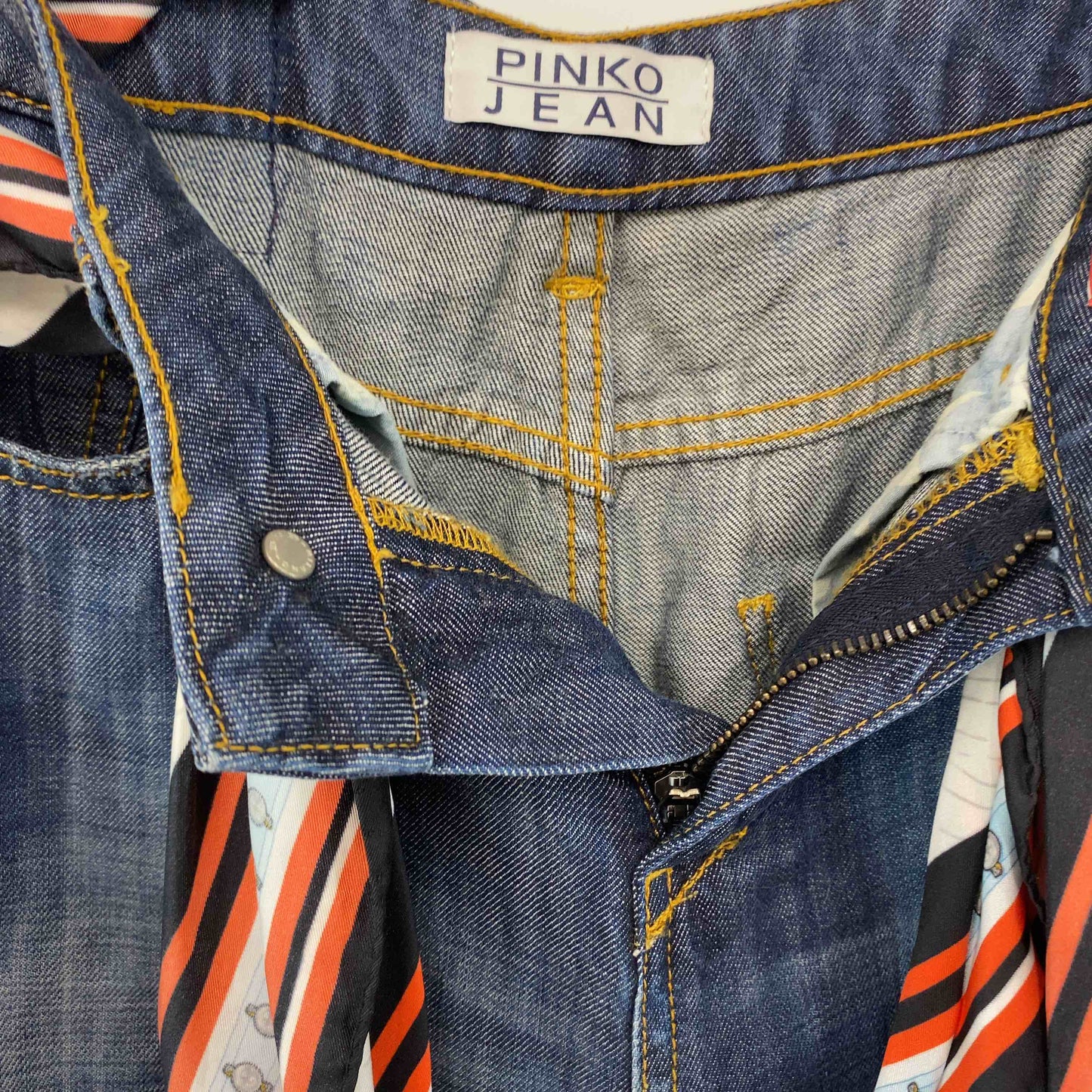 PINKO　JEAN　スカーフ付き　レディース デニム/ジーンズ　イタリア製