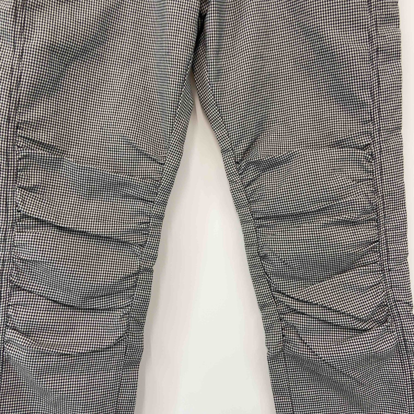 IMAGE ROUGE イマージュルージュ レディース カジュアルパンツ 千鳥格子　ギャザー　ジップポケット