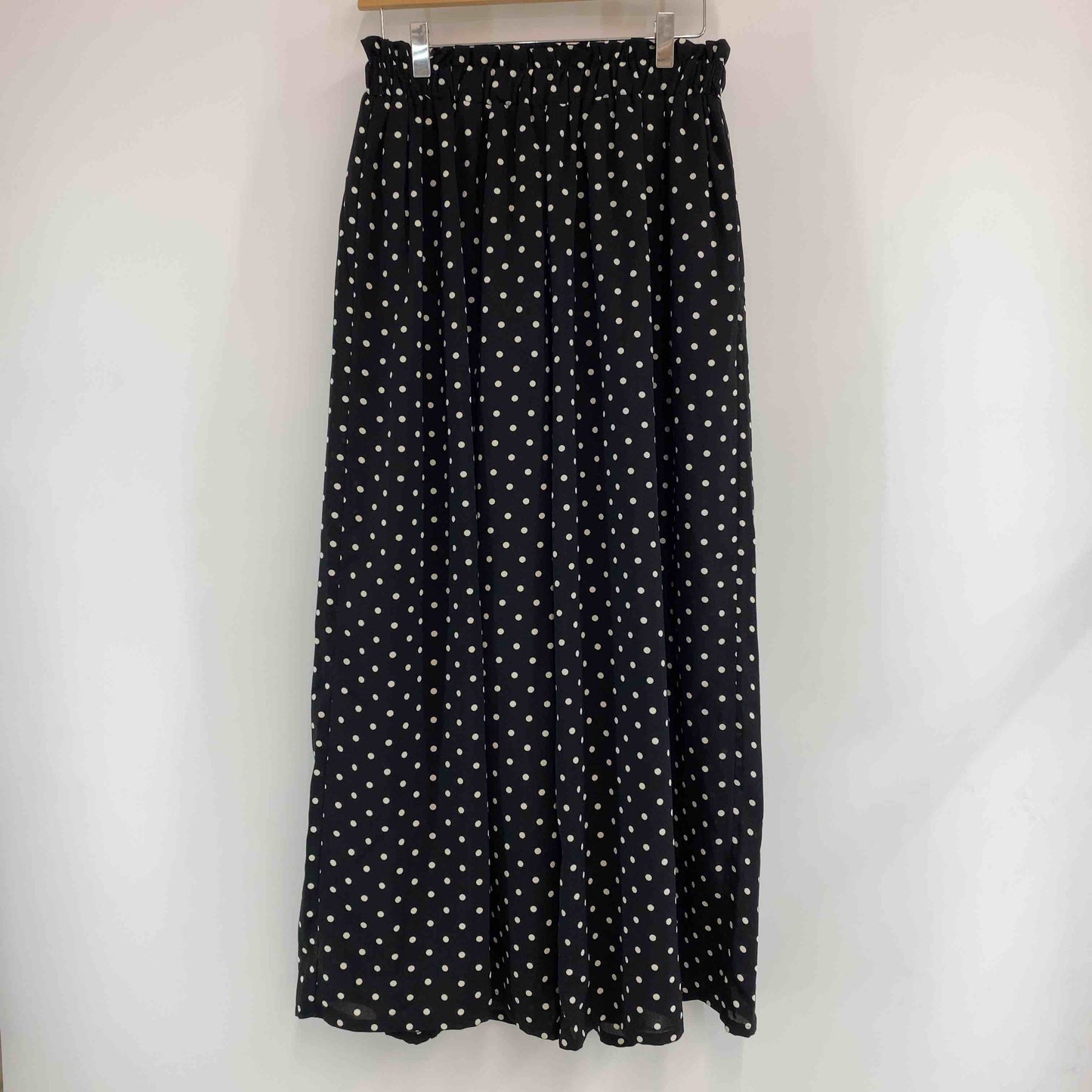 EditSheen エディットシーンレディース カジュアルパンツ ワイドパンツ ドット柄 ブラック