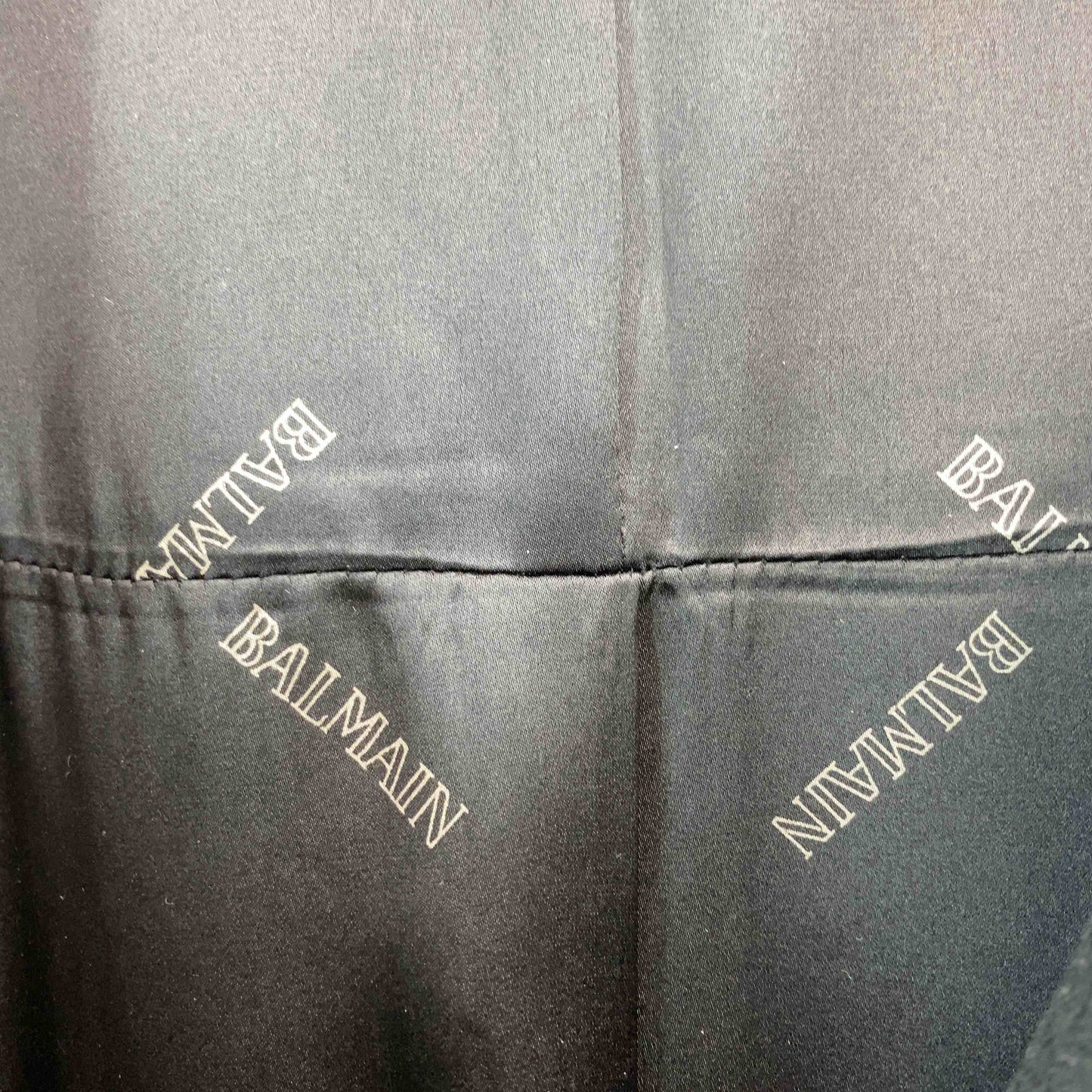 BALMAIN バルマン レディース ステンカラーコート ブラック カシミヤ100%