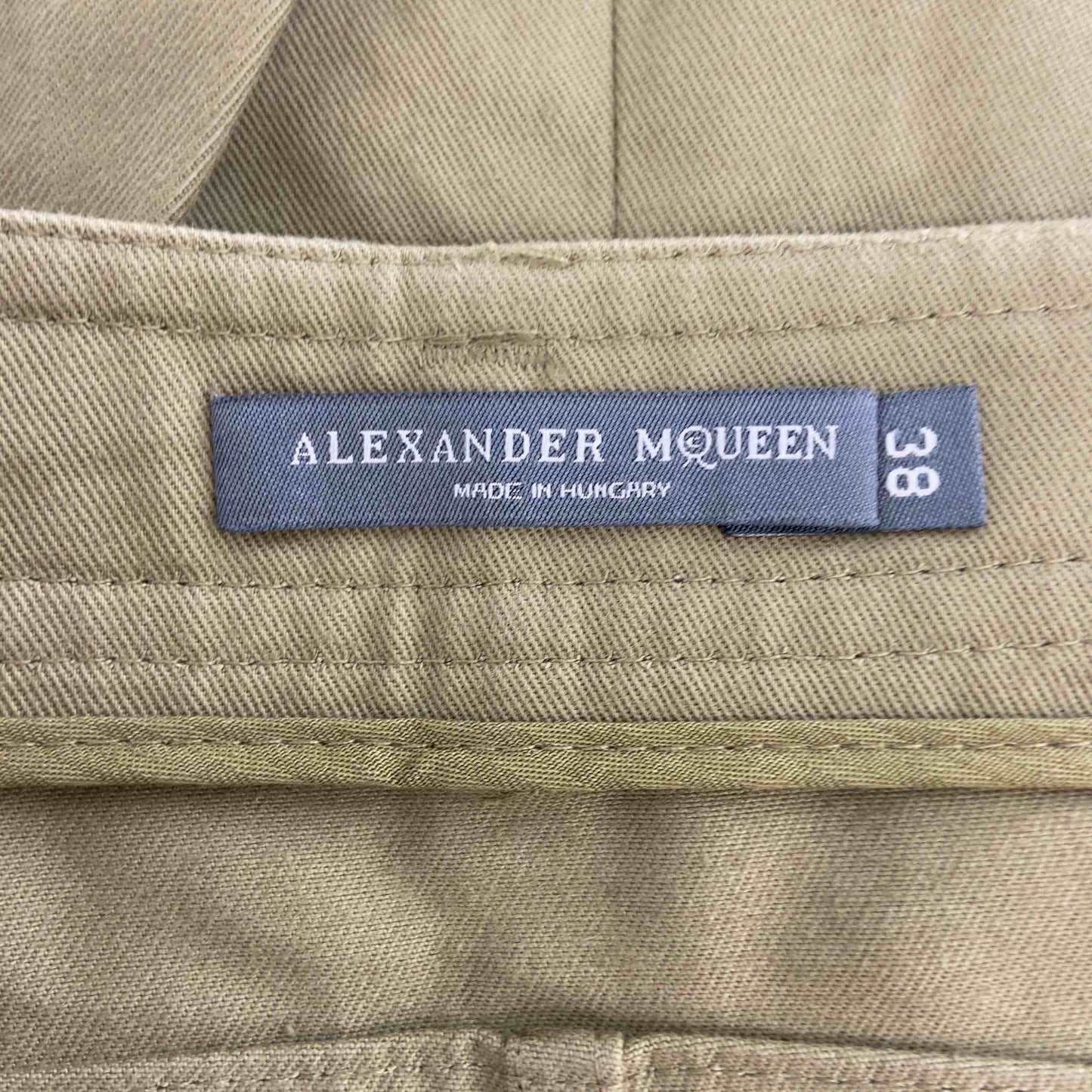 Alexander McQueen アレキサンダーマックイーン レディース ミニスカート カーキ