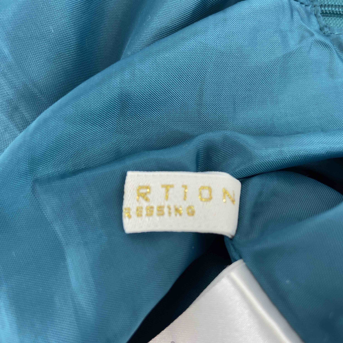 プロポーションボディドレッシング　PROPORTION　グリーン　緑　サイズ1　フェイクボタン付き　フレア　裏地付き　レディース ひざ丈スカート