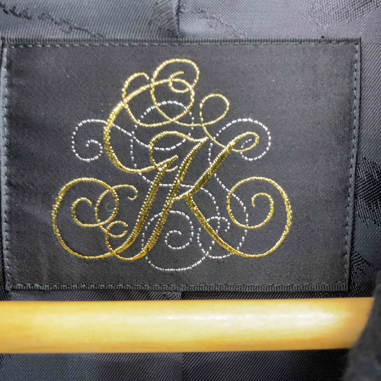 伊太利屋 イタリヤ レディース チェスターコート 黒 アンゴラ混