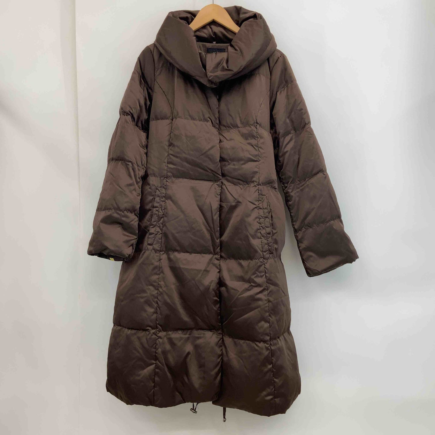 modify モディファイ レディース ダウンジャケット ポリエステル100％ ショールカラー ハイネック ブラウン