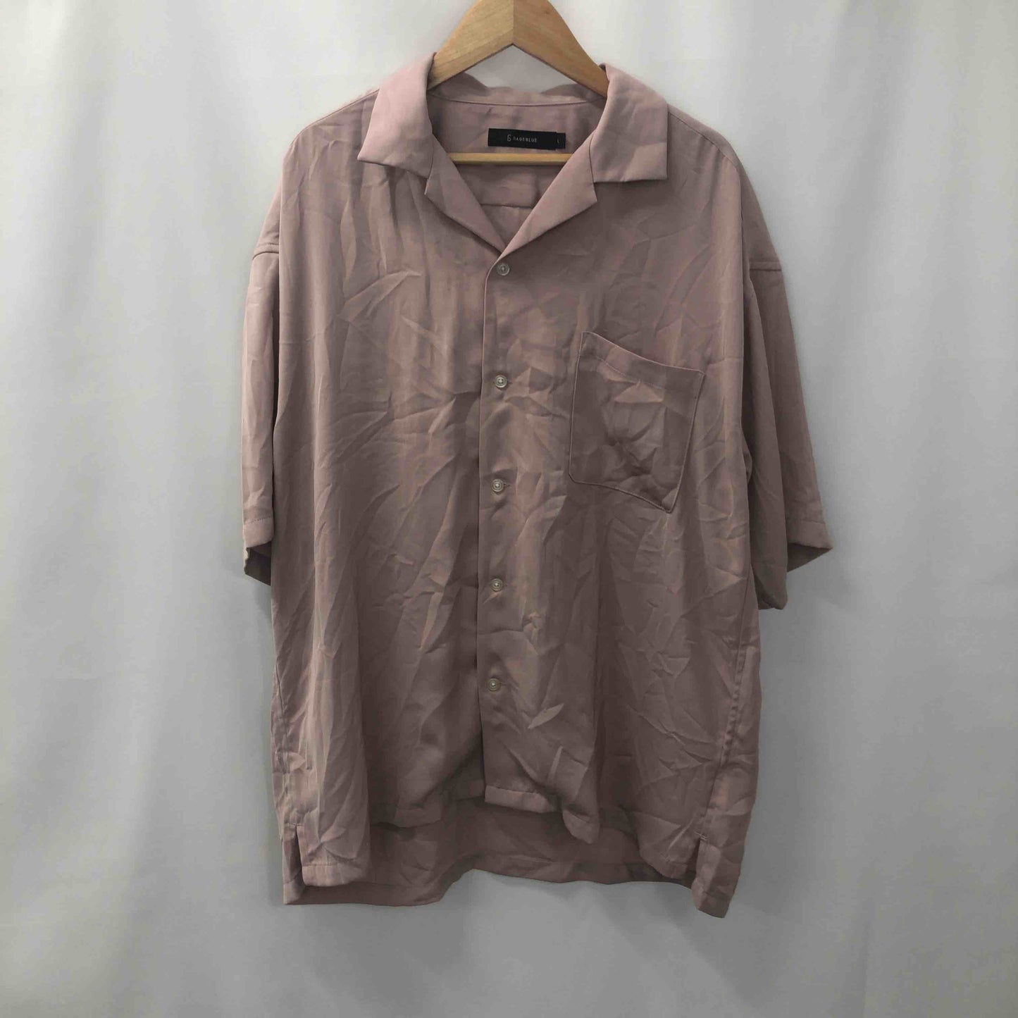 RAGE BLUE レイジブルー メンズ 半袖シャツ あずき色 tk