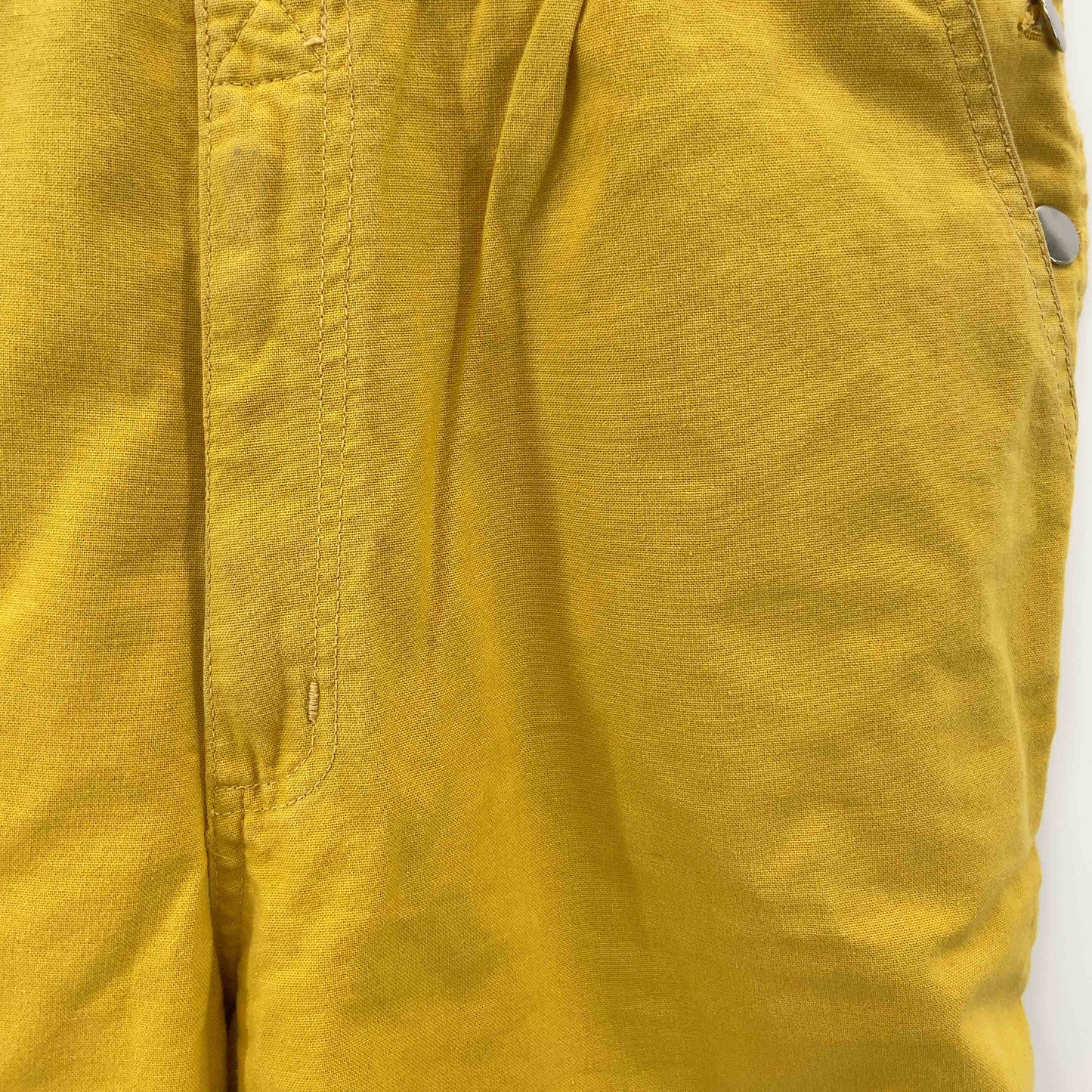 レディース サロペットオーバーオール イエロー