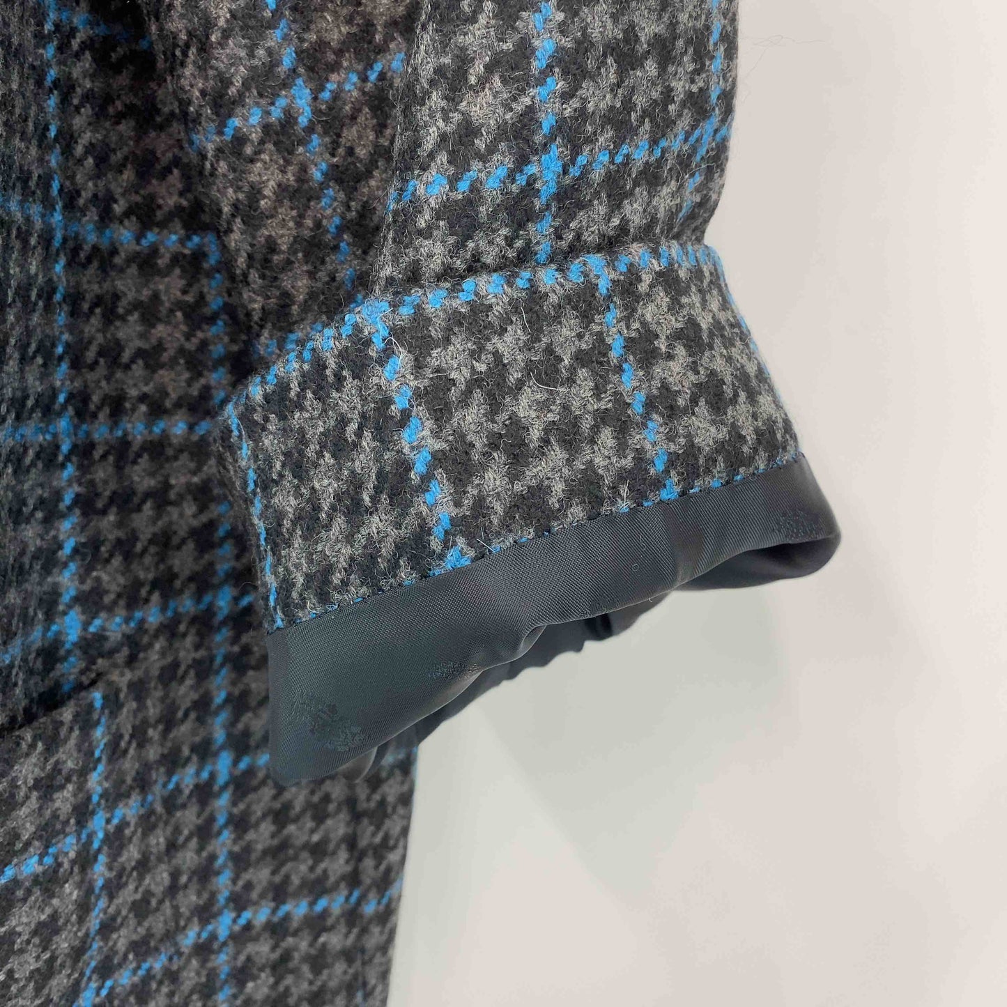 レディース テーラードジャケット 千鳥格子 グレー系