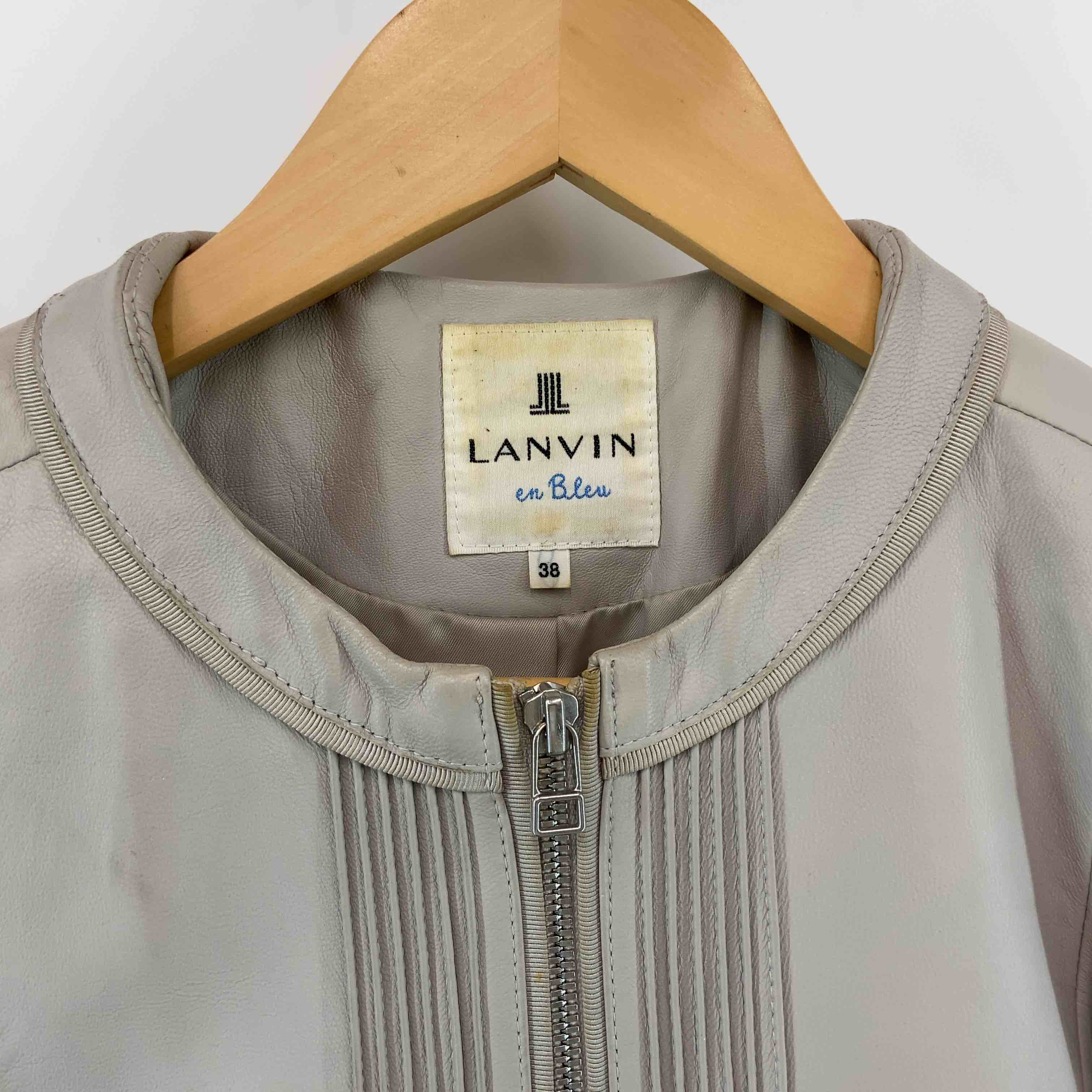 LANVIN en Bleu ランバンオンブルー レディース レザージャケット