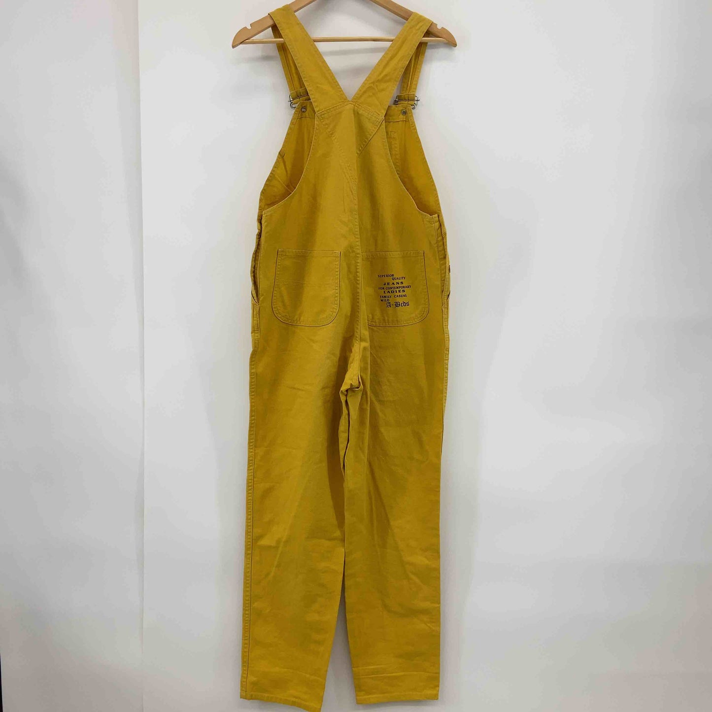 レディース サロペットオーバーオール イエロー