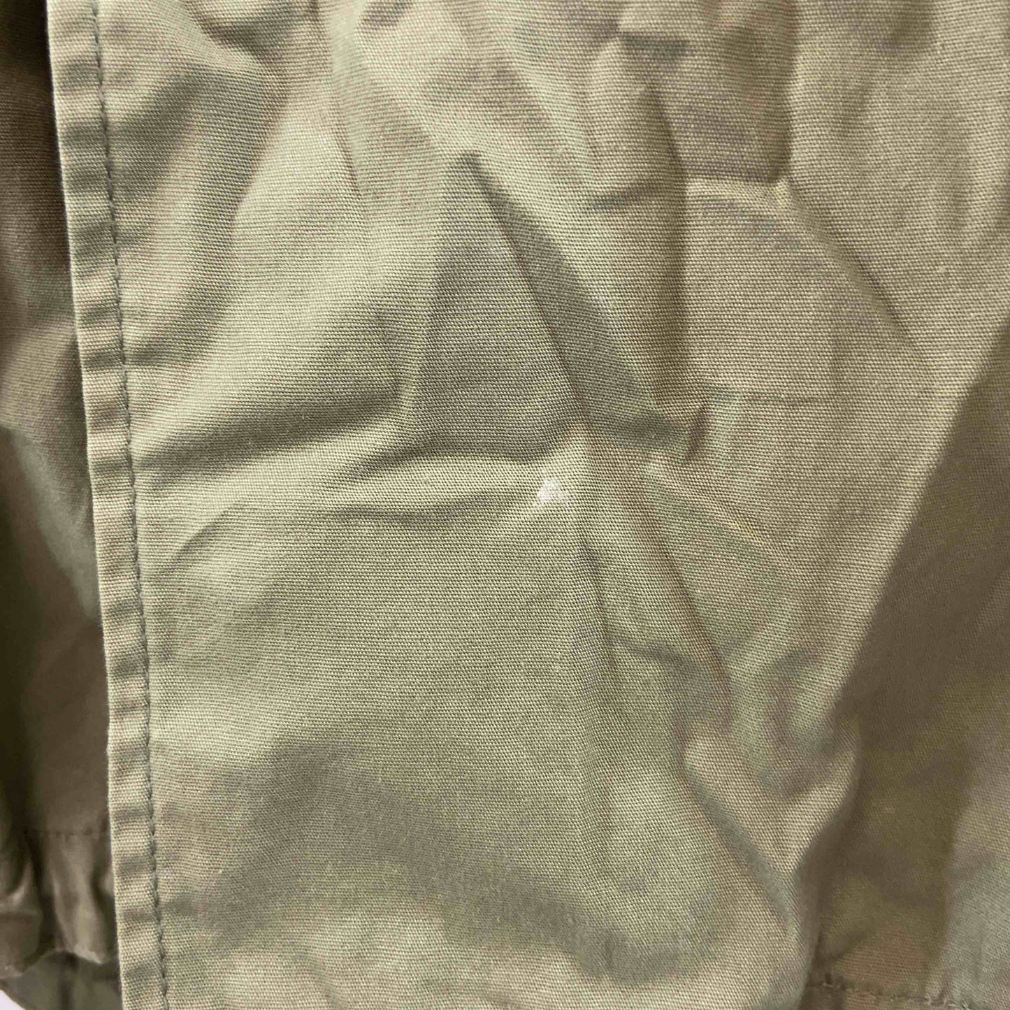 ヴィンテージ メンズ ミリタリージャケット フード フルジップ モッズジャケット カーキ