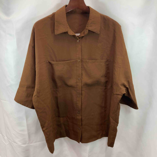 LOWRYS FARM ローリーズファーム レディース 長袖シャツ/ブラウス ブラウン tk