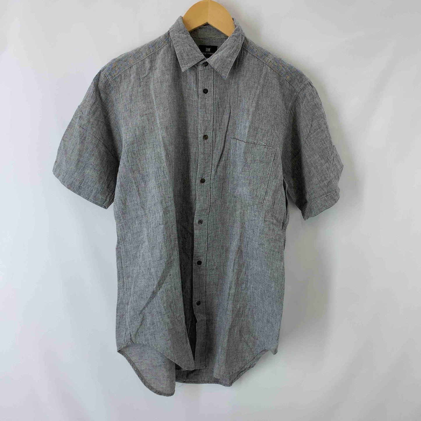 ISSEY MIYAKE イッセイミヤケ メンズ 半袖シャツ グレー Msize