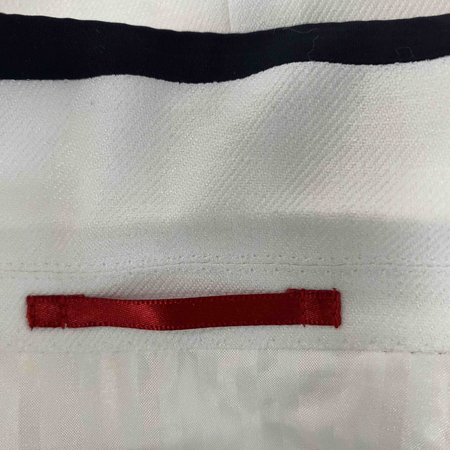 LOVELESS ラブレス レディース テーラードジャケット スプリングジャケット ホワイト パイピングテープ