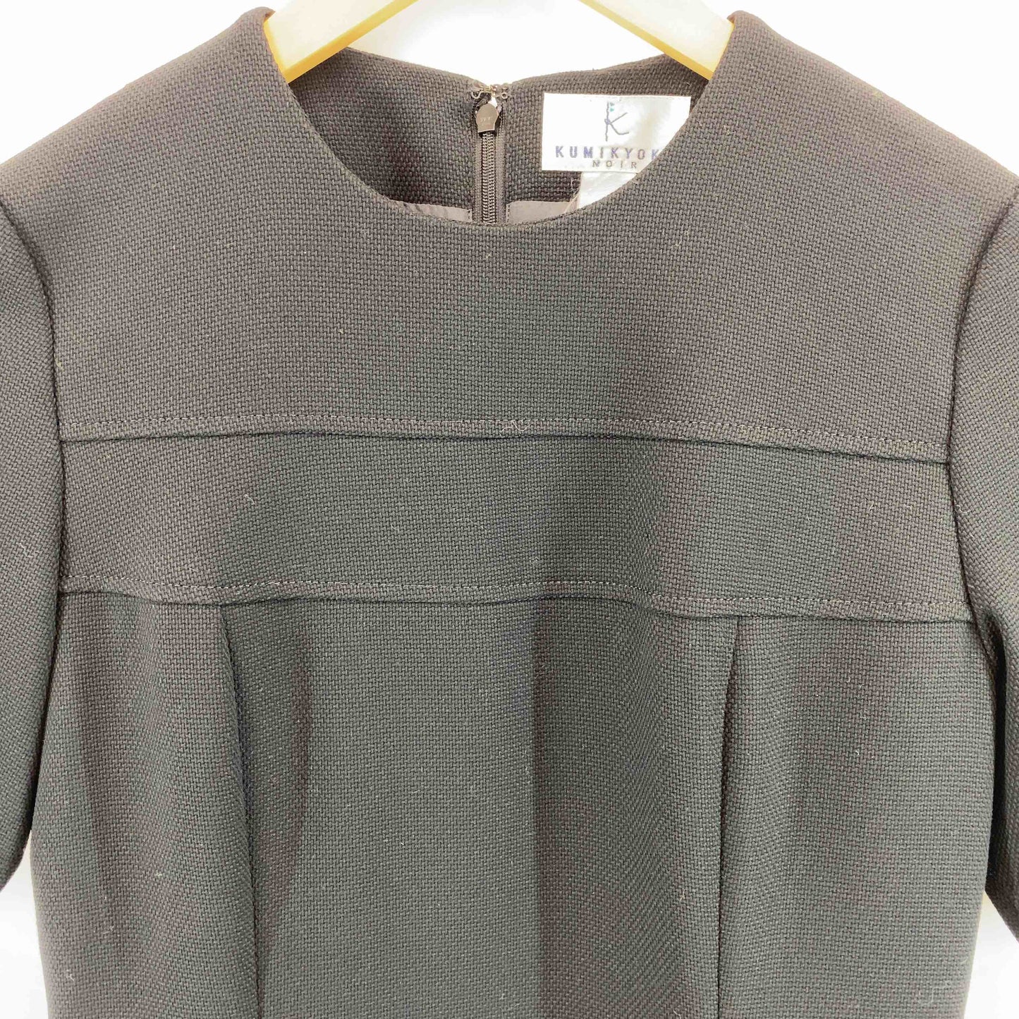 組曲  レディース テーラードジャケット ワンピース セットアップ ブラック