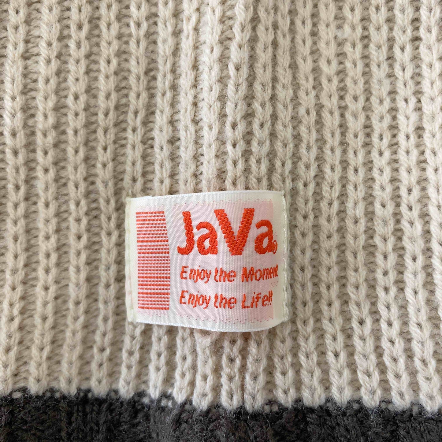 Java  メンズ ニット/セーター ベージュ tk