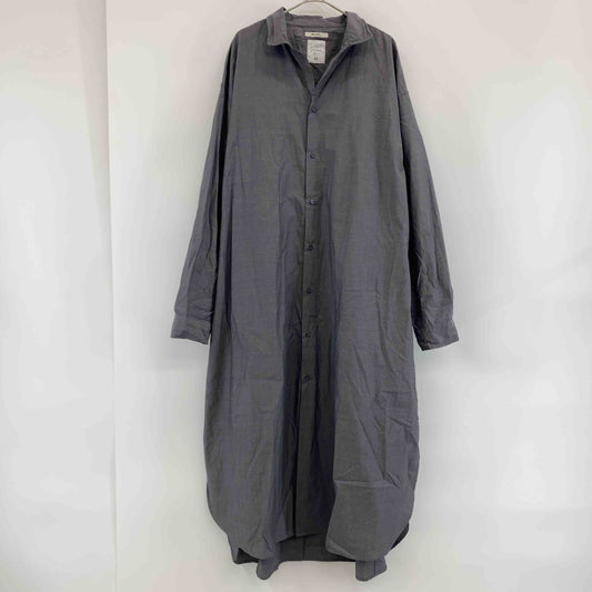 niko and... ニコアンド レディース シャツワンピース チャコール ロングシャツワンピ