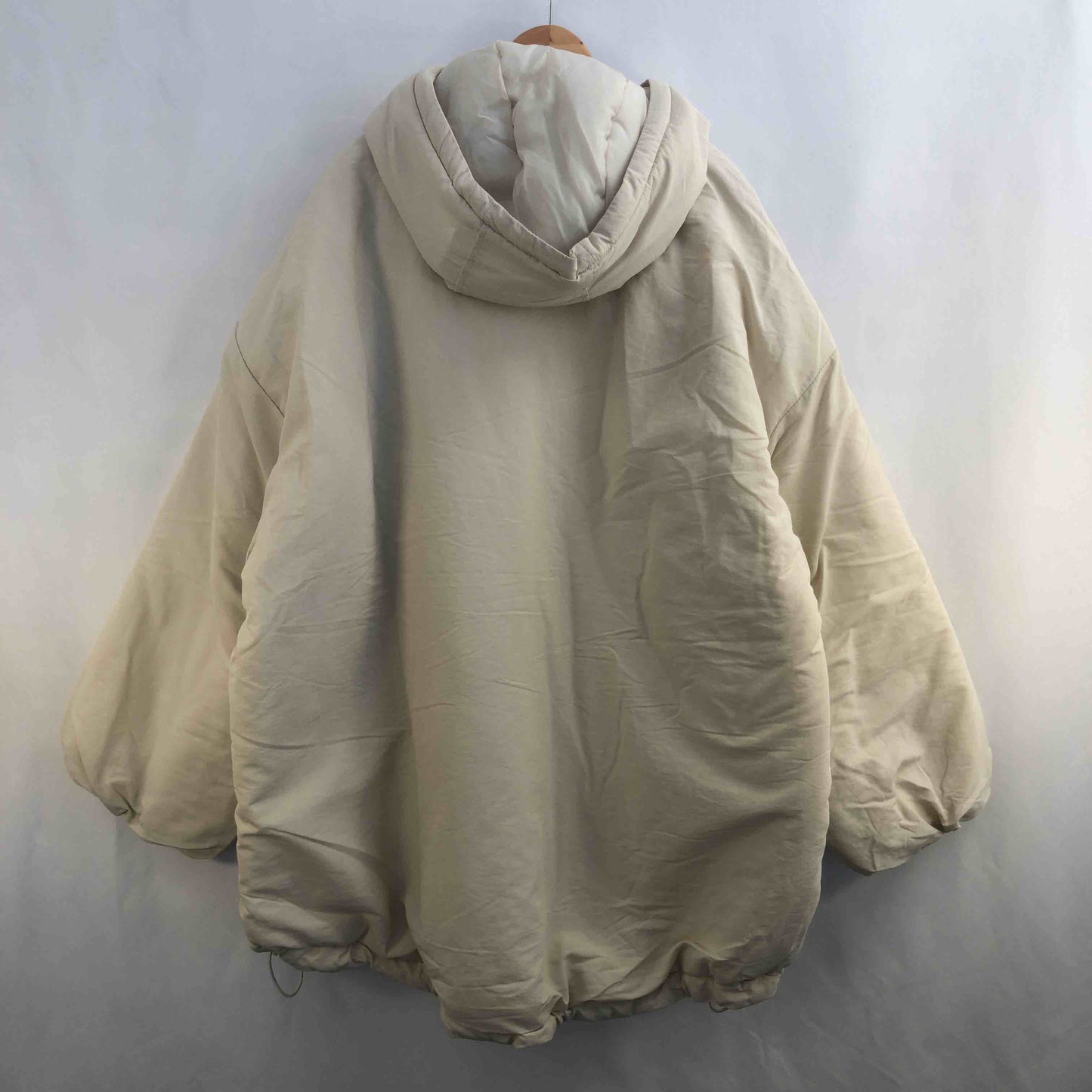 関西ファッション連合 レディース ナイロン中綿ジャケット ジャンパー 白 tk