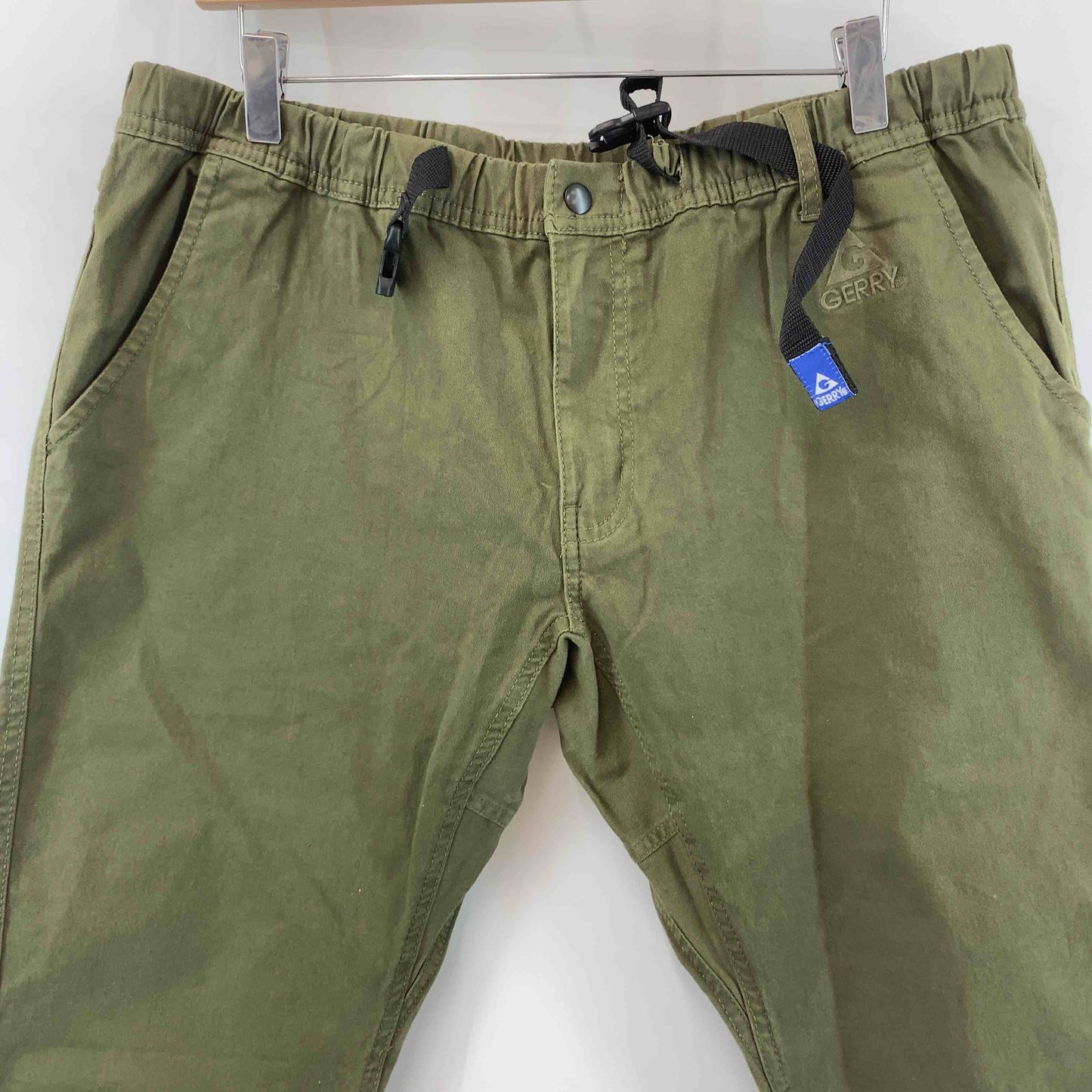 GERRY ジェリー メンズ パンツ カーキ ドローストリング