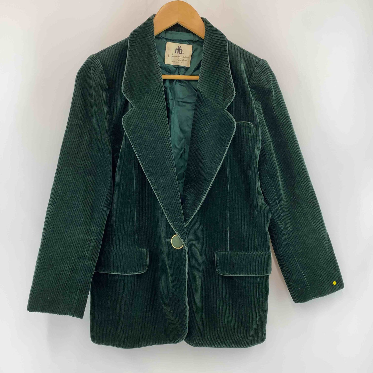 hanabishi couture  レディース テーラードジャケット コーデュロイ グリーン