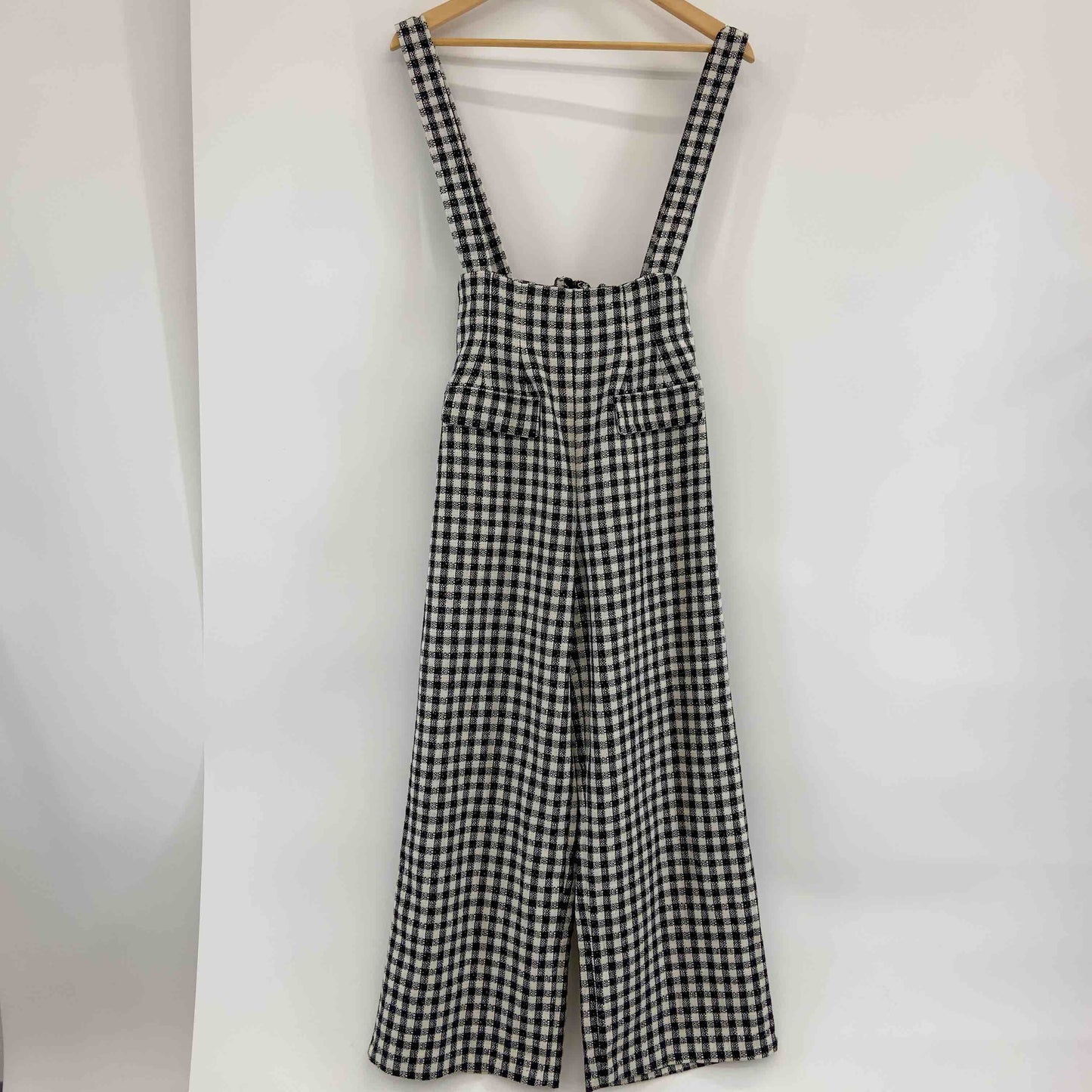 treaturself トリートユアセルフ レディース サロペットオーバーオール ツイード ギンガムチェック パンツ 2way