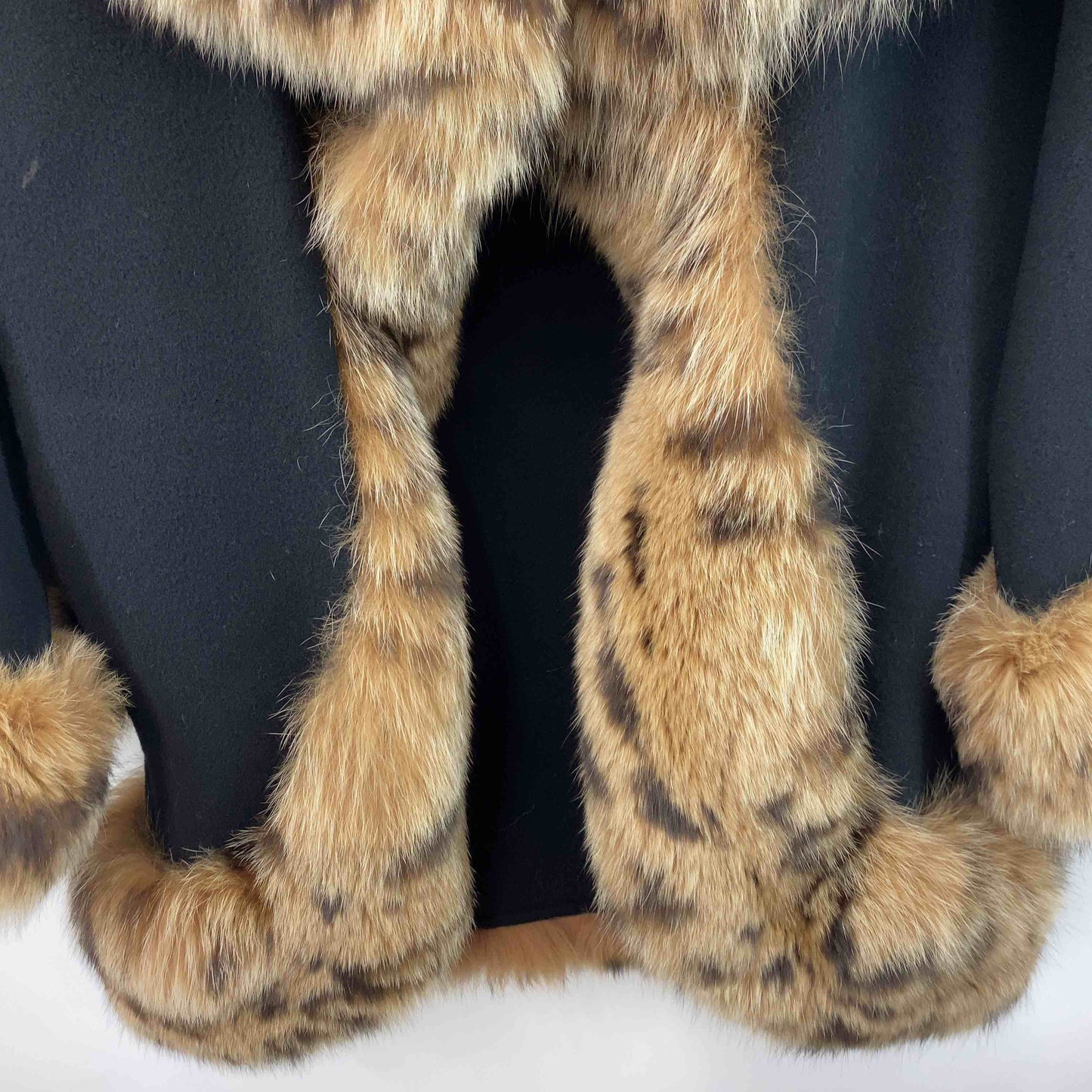 伊太利屋  レディース 毛皮/ファーコート ブラック