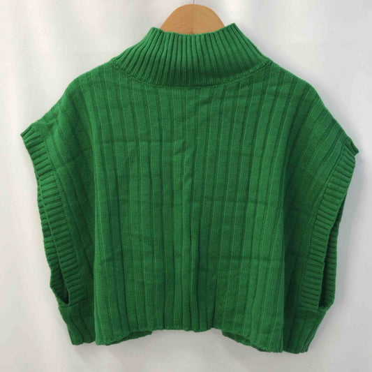 関西ファッション連合  レディース ベスト/ジレ グリーン tk