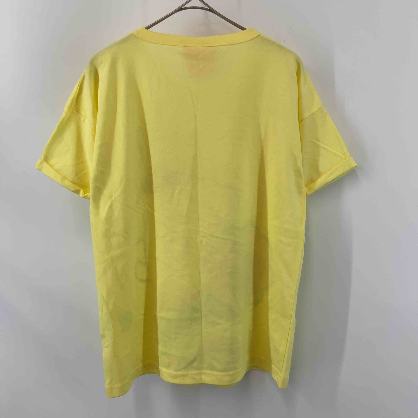 サンリオ ポムポムプリン×チュッパチャップス レディース キャラクタープリントTシャツ（半袖）イエロー 綿混