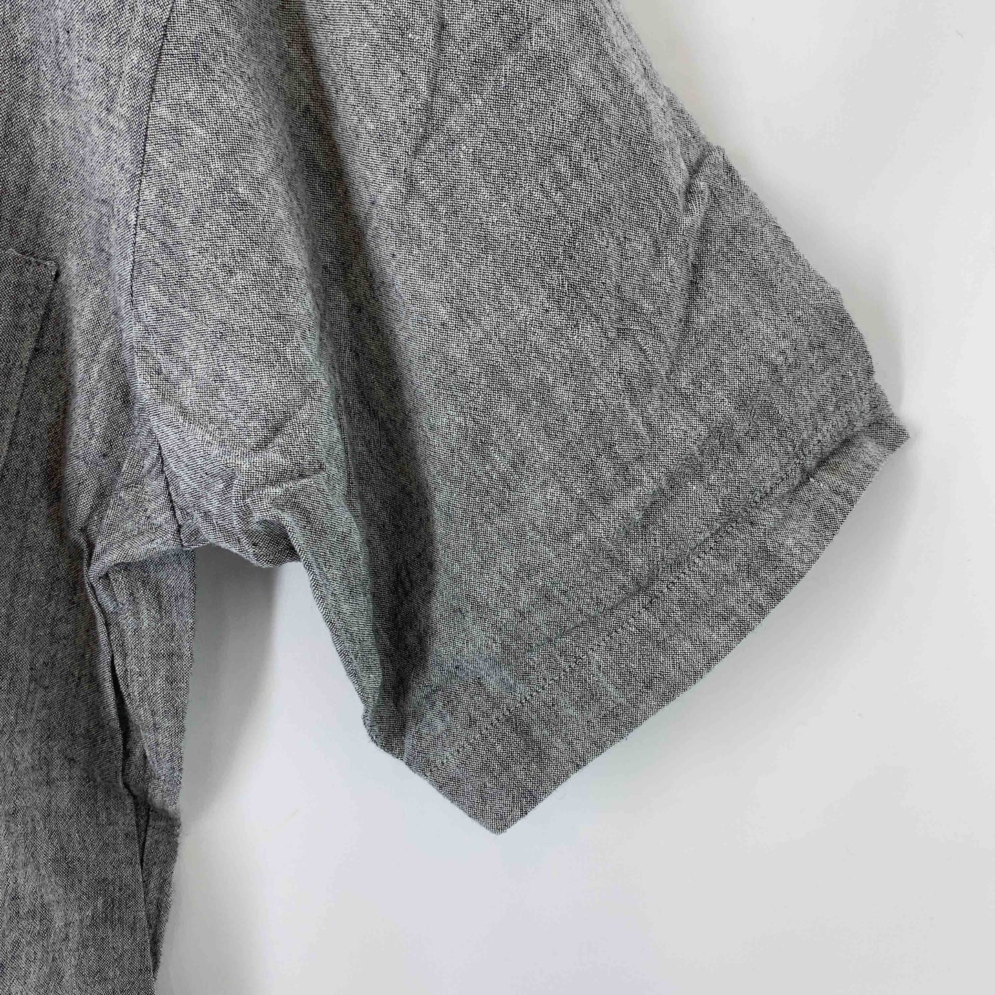 ISSEY MIYAKE イッセイミヤケ メンズ 半袖シャツ グレー Msize