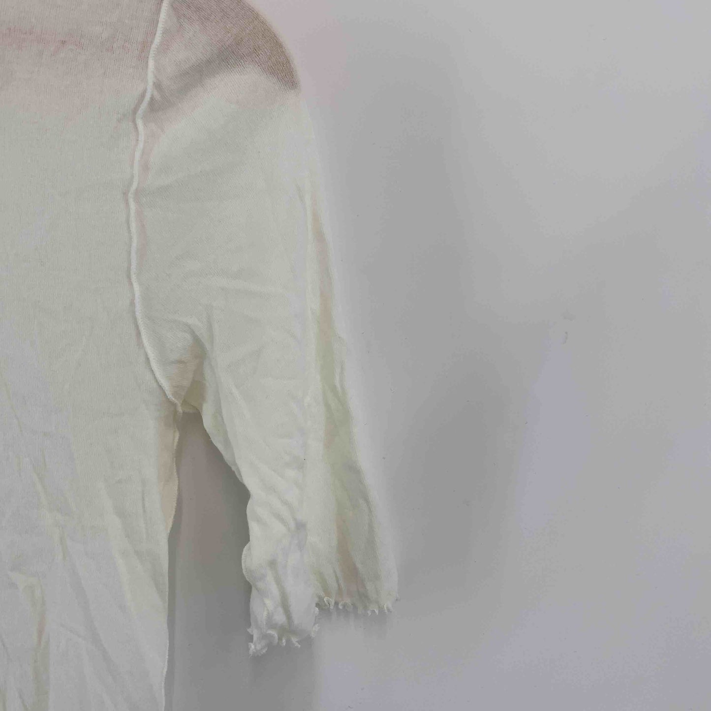 yuni ユニ レディース 半袖カットソー　ハイネック　白