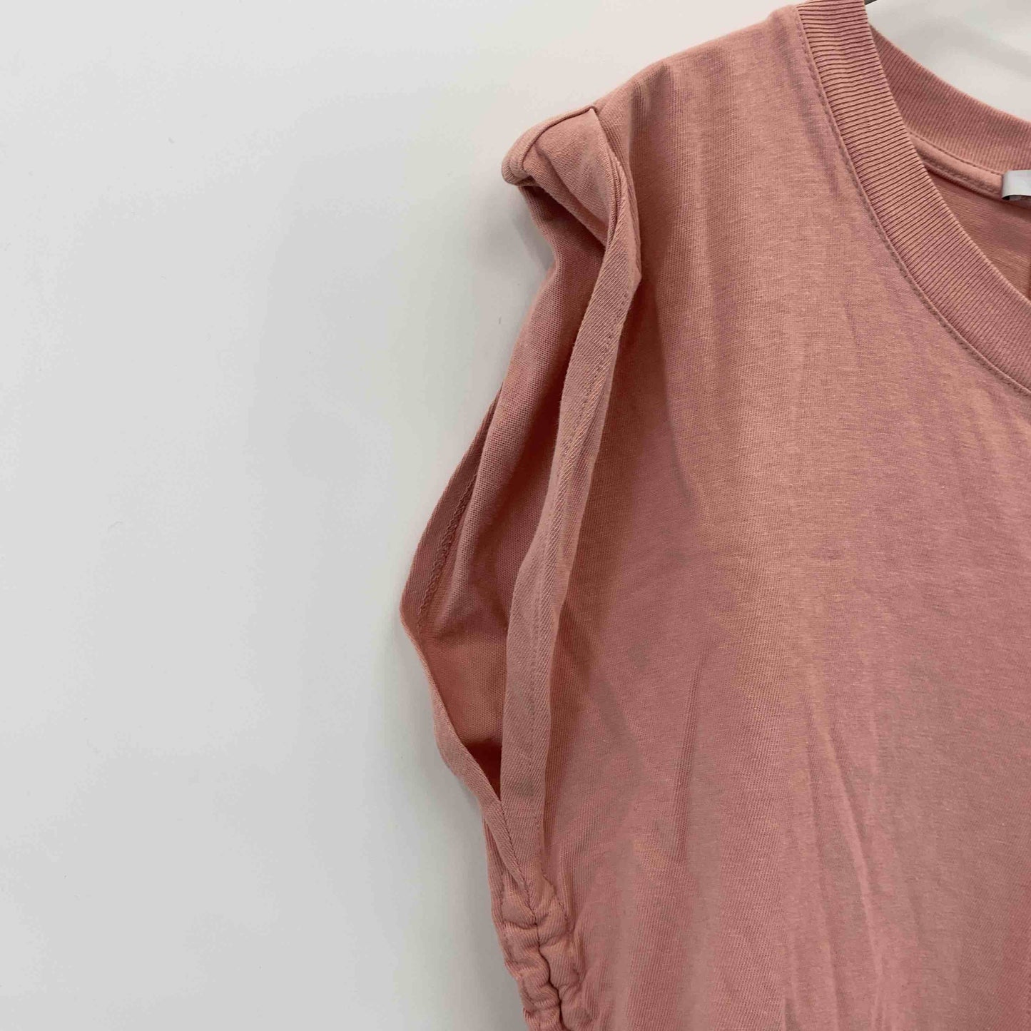 Alexander Wang アレキサンダーワン レディース ノースリーブワンピース サイドシャーリング ピンク