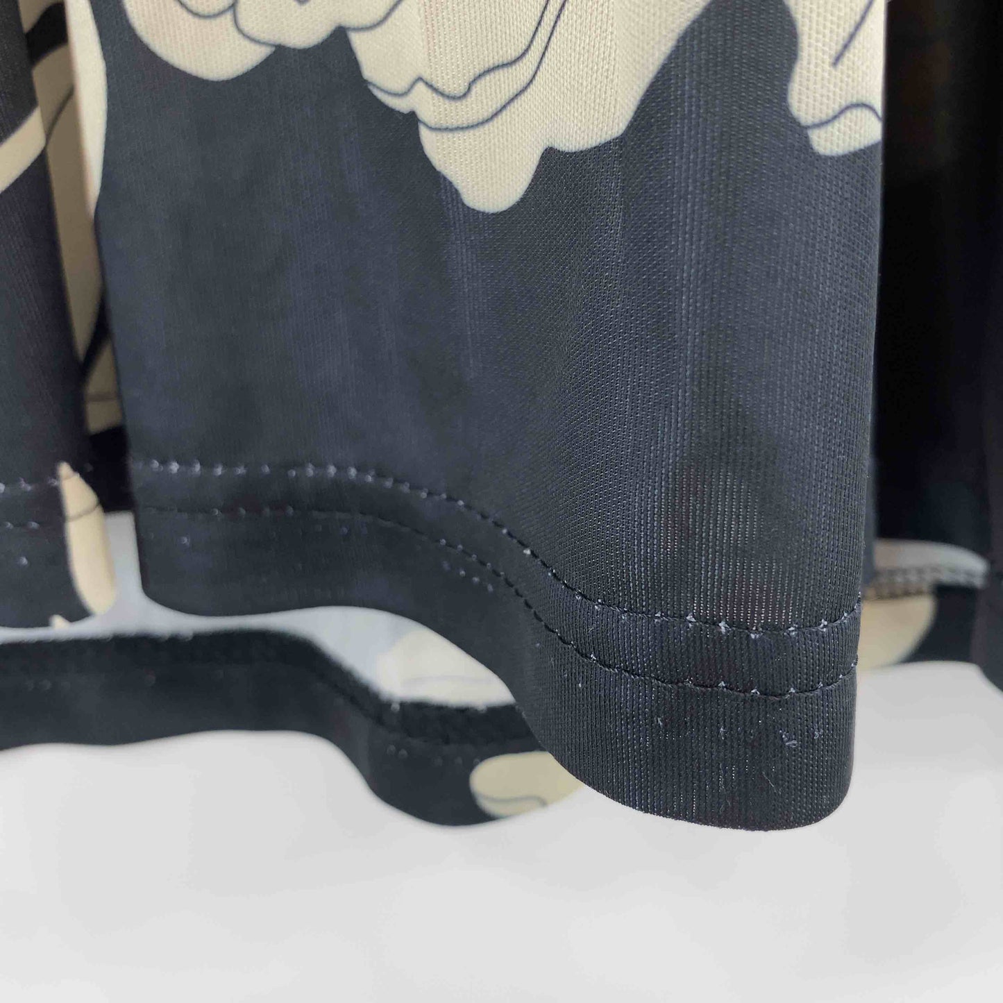 レディース 半袖　ミニワンピース　総柄　花柄　ウエスト切替　紐付き