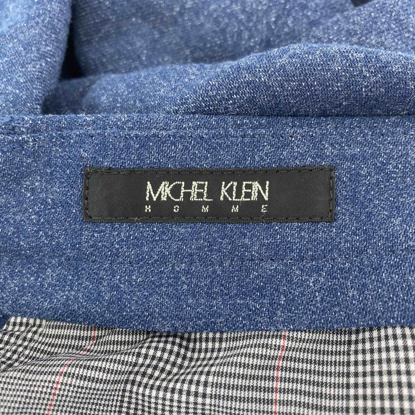 MICHEL KLEIN homme ミッシェルクランオム メンズ スラックス ポリエステル ネイビー