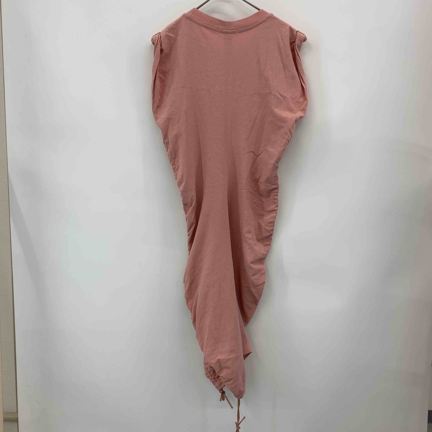 Alexander Wang アレキサンダーワン レディース ノースリーブワンピース サイドシャーリング ピンク