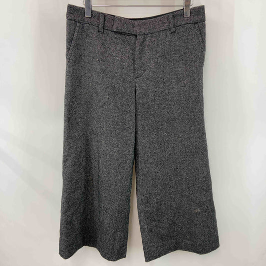 無印良品 ムジルシリョウヒン　グレー　裏地付き　ワイド　ガウチョ　 レディース カジュアルパンツ