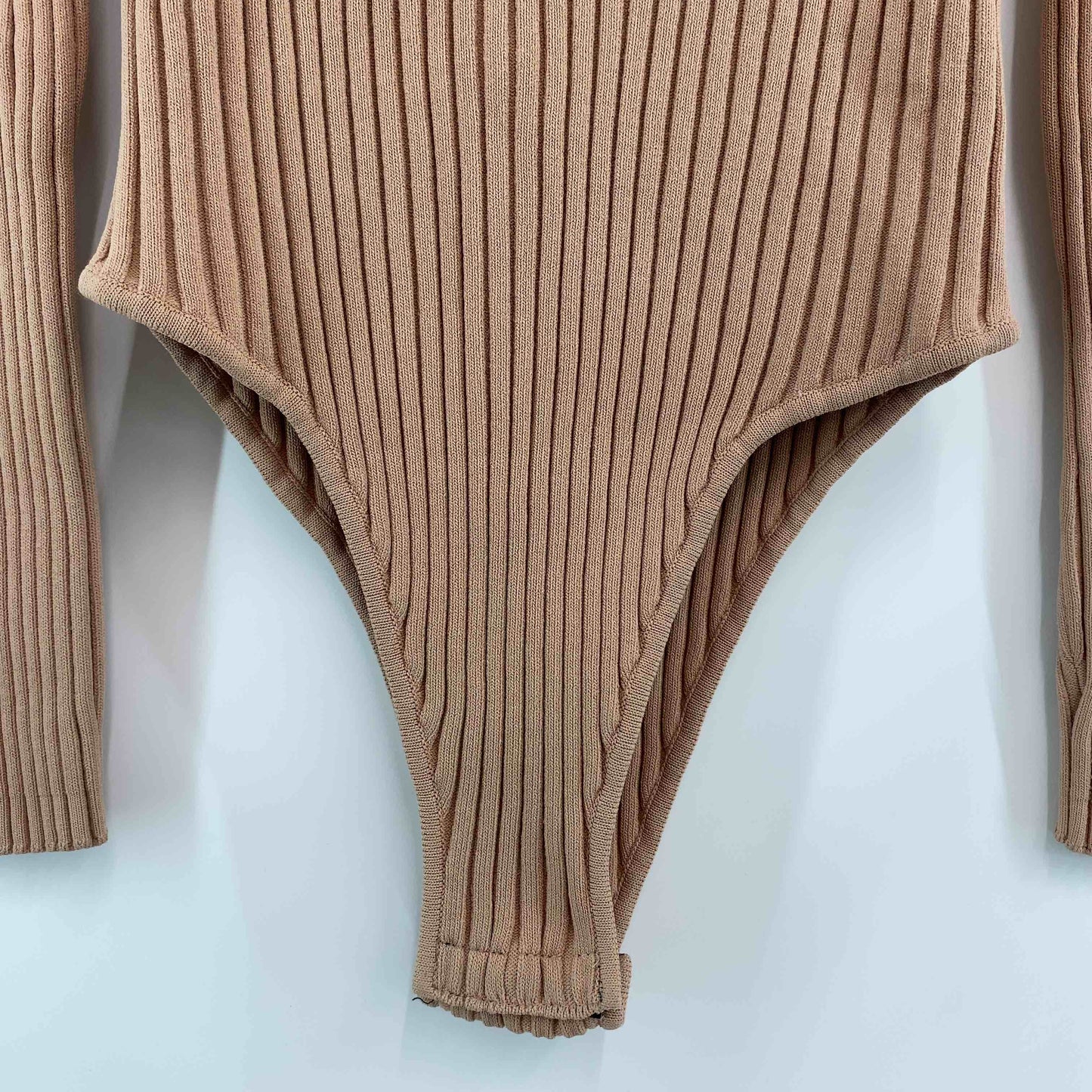 LEINWANDE　ラインヴァンド　リブニット　ボディースーツ　サイズフリー レディース ニット/セーター