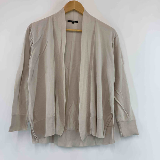 23区 ニジュウサンク レディース カーディガン ベージュ ボタンレス ハイゲージ