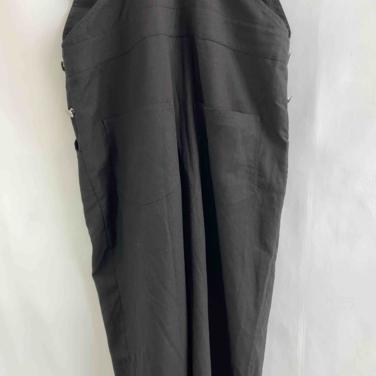 関西ファッション連合  レディース サロペットオーバーオール ブラック tk